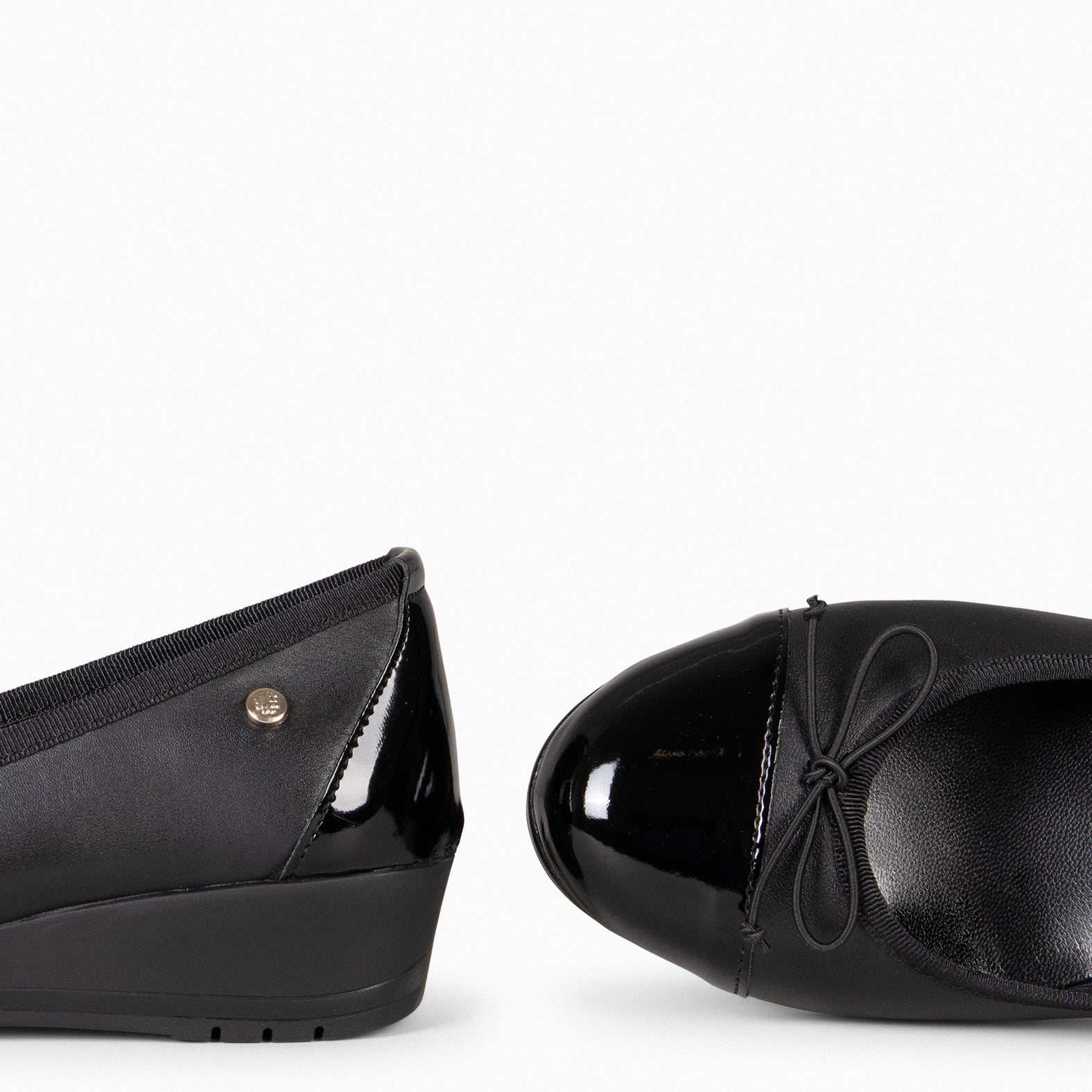 NORINA - Bailarina NEGRO con cuña - miMaO ®