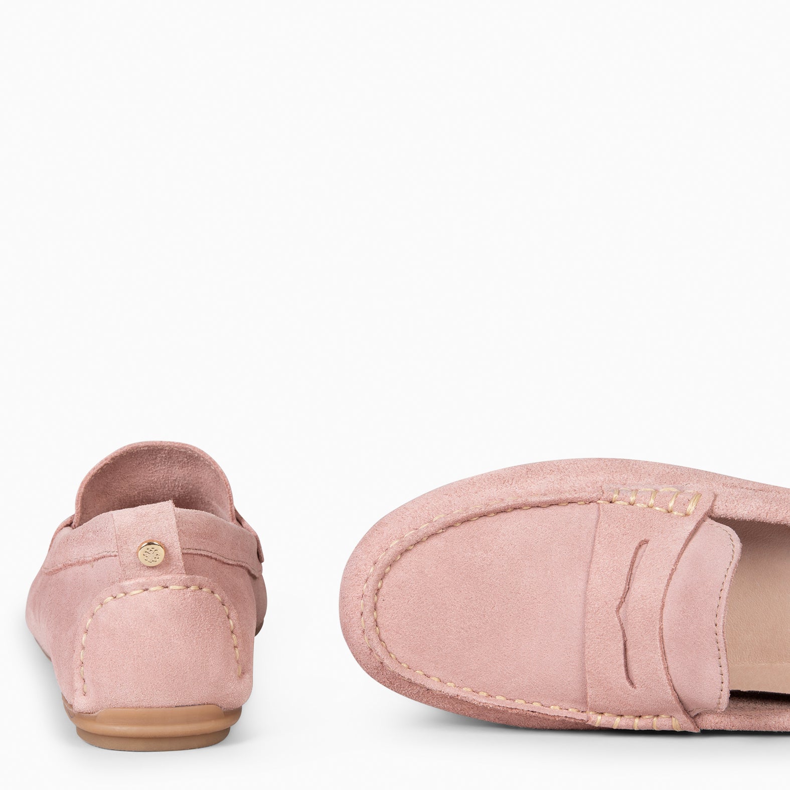 MONTEZ – Mocasín plano con plantilla extraíble NUDE - miMaO ®