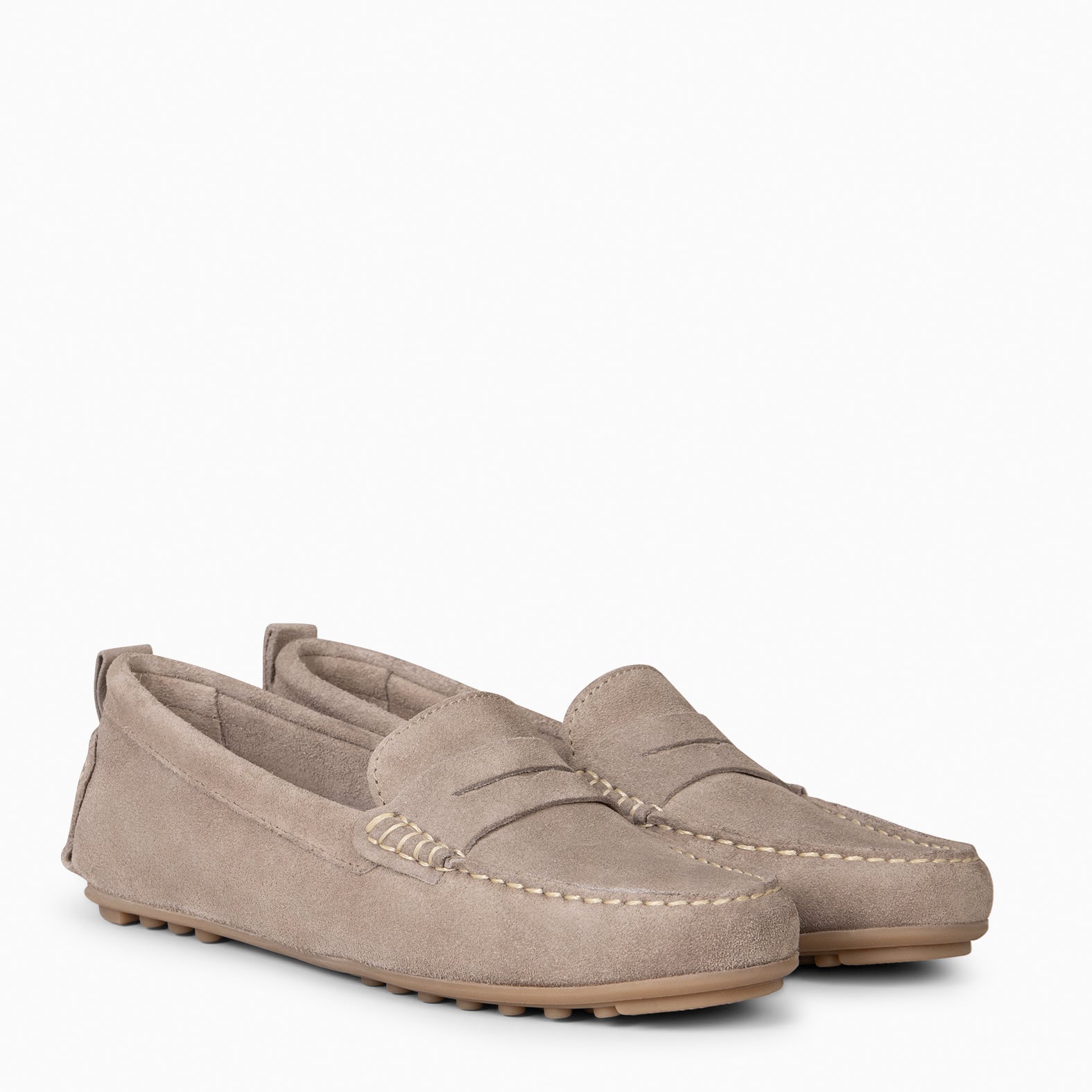 MONTEZ – Mocasín plano con plantilla extraíble GRIS - miMaO ®