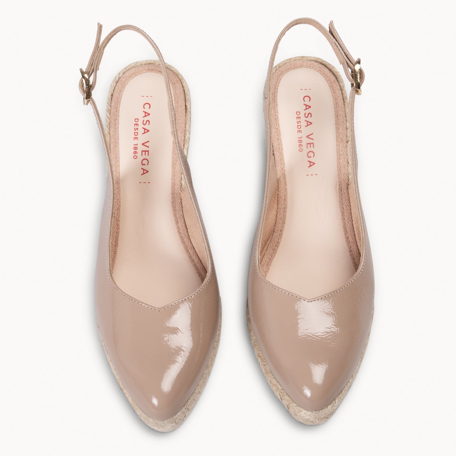 ALBA – Espadrilles à talon slingbacks NUDE