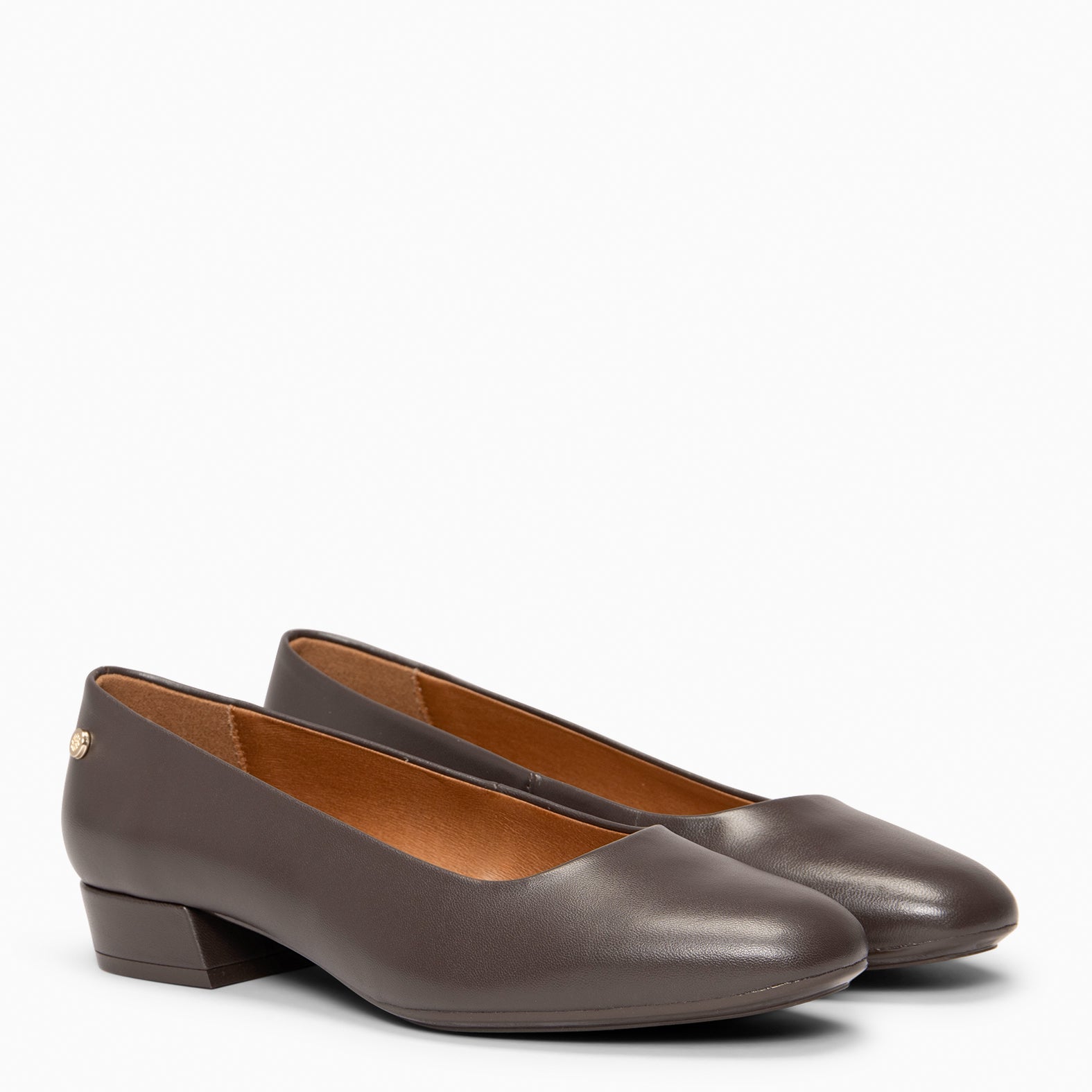 URBAN XS - Zapatos de tacón bajo MARRON - miMaO ®