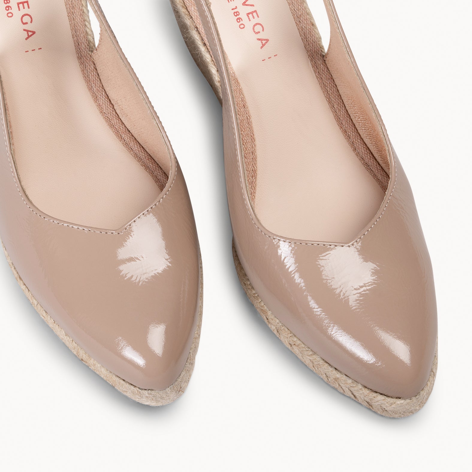 ALBA – Espadrilles à talon slingbacks NUDE