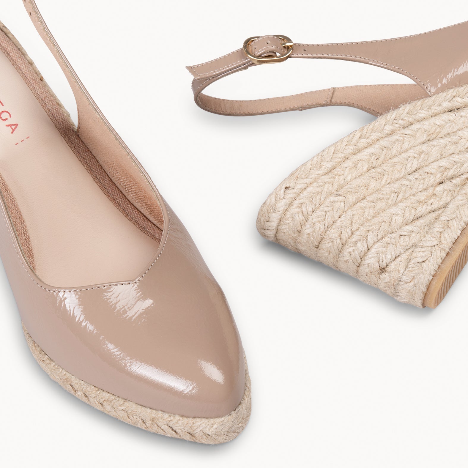 ALBA – Espadrilles à talon slingbacks NUDE