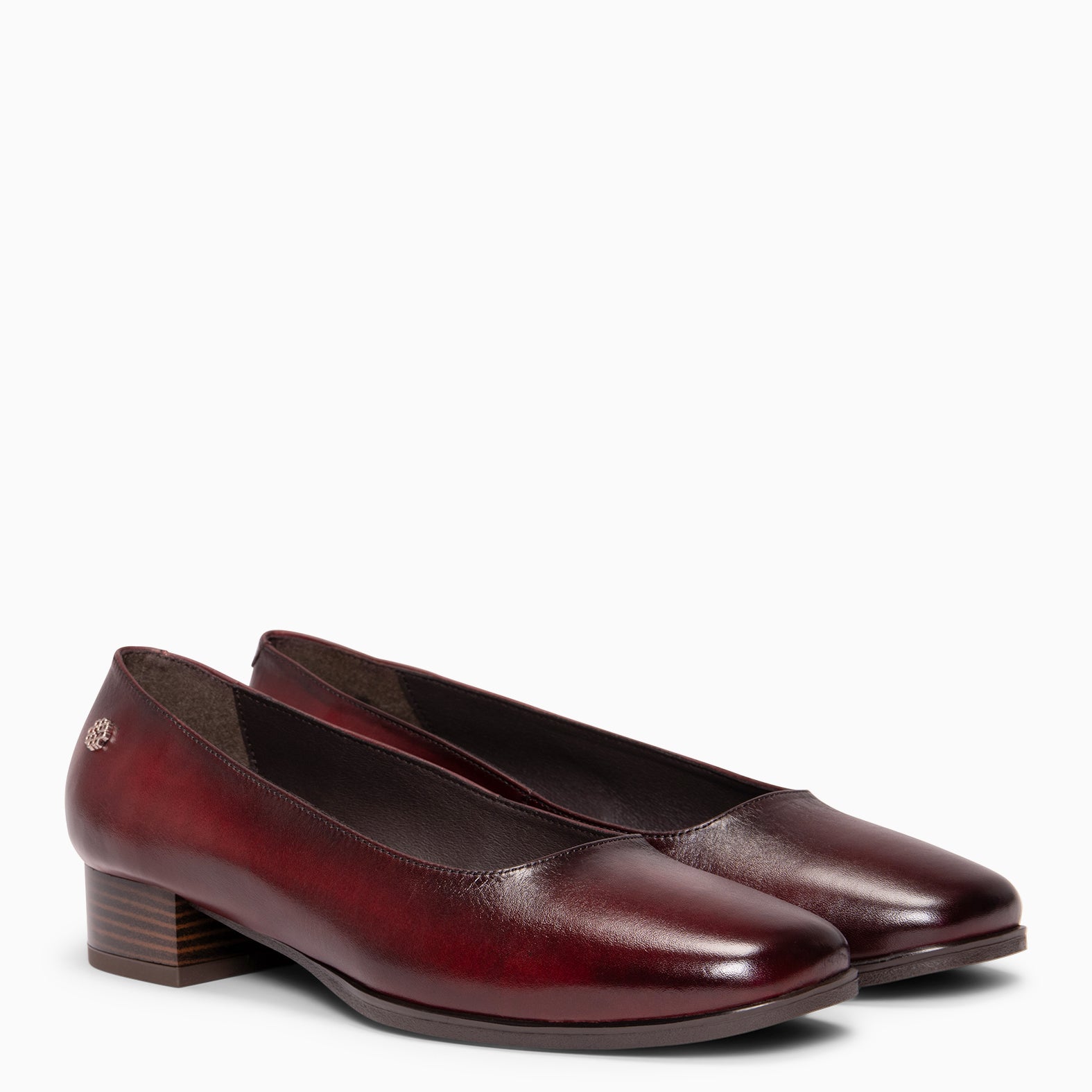 URBAN WIN - Zapato de punta cuadrada BURDEOS - miMaO ®