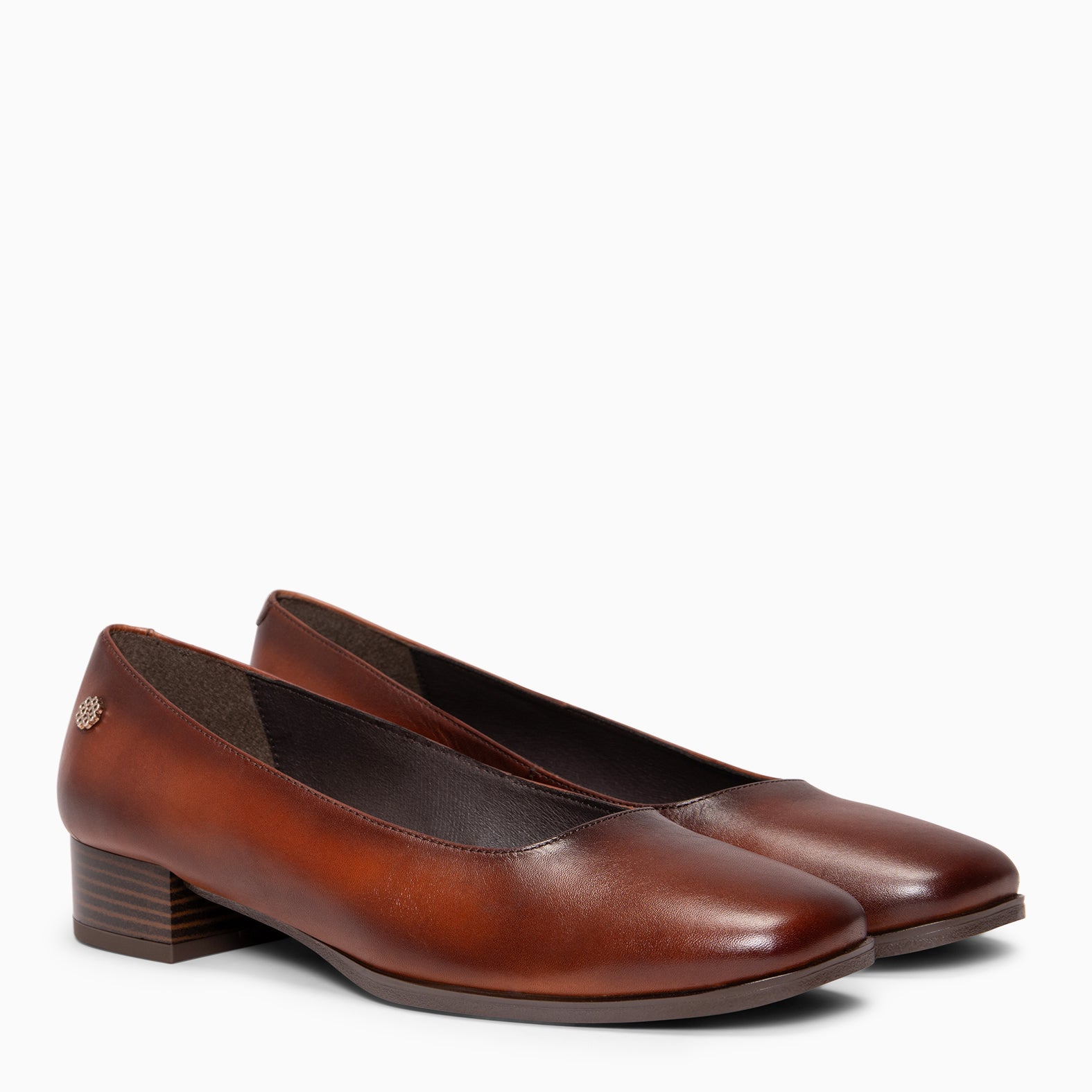 URBAN WIN - Zapato de punta cuadrada CAMEL - miMaO ®