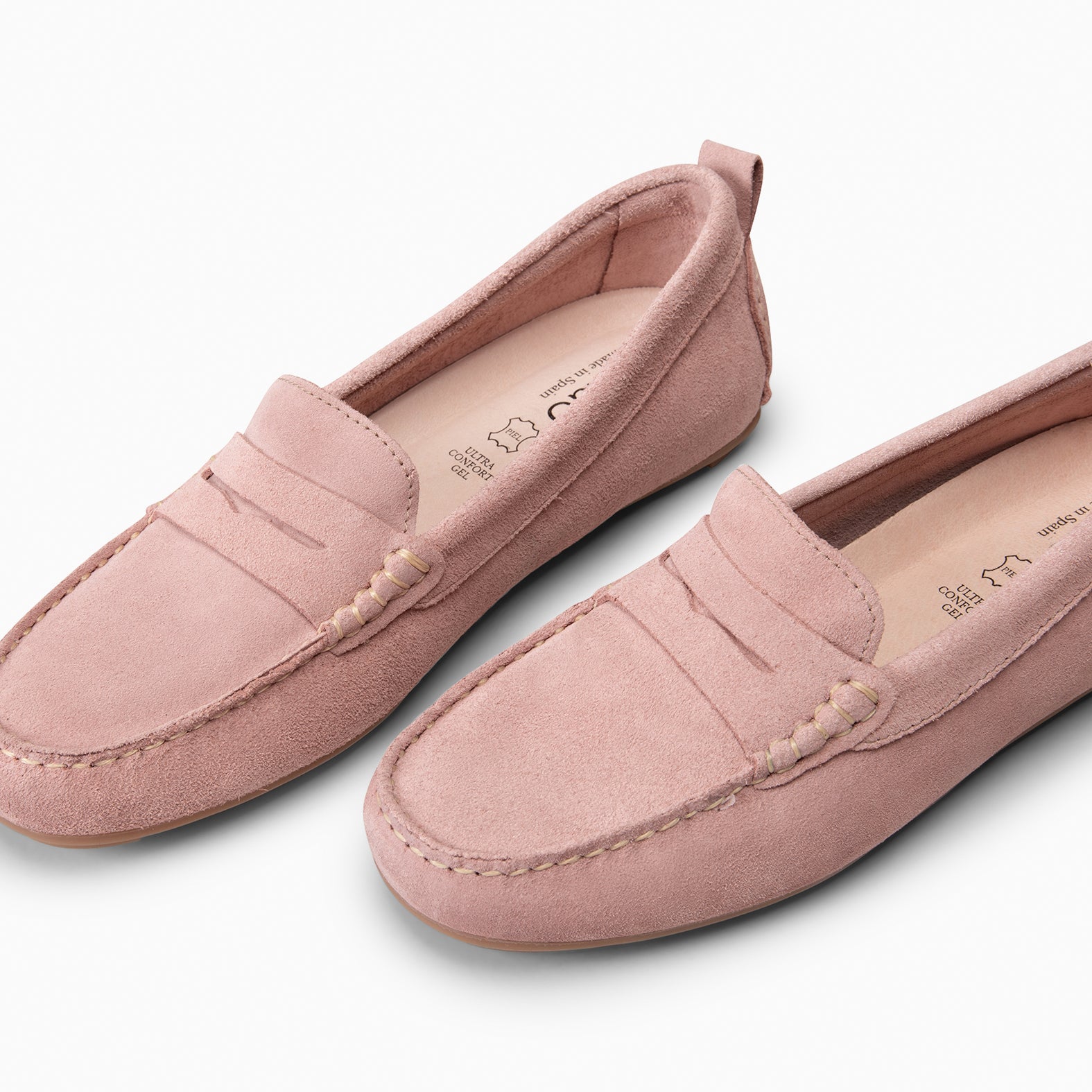 MONTEZ – Mocasín plano con plantilla extraíble NUDE - miMaO ®