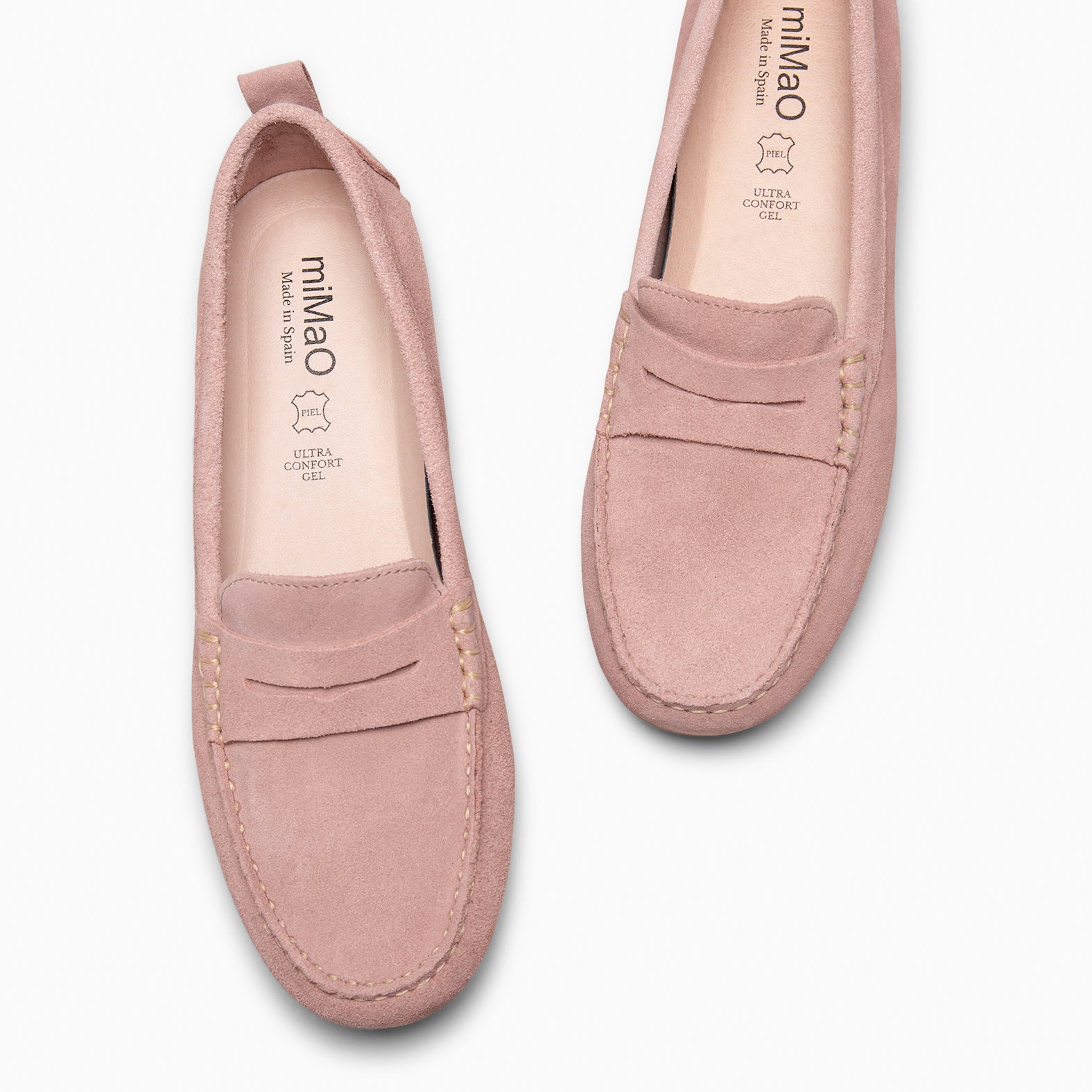 MONTEZ – Mocasín plano con plantilla extraíble NUDE - miMaO ®