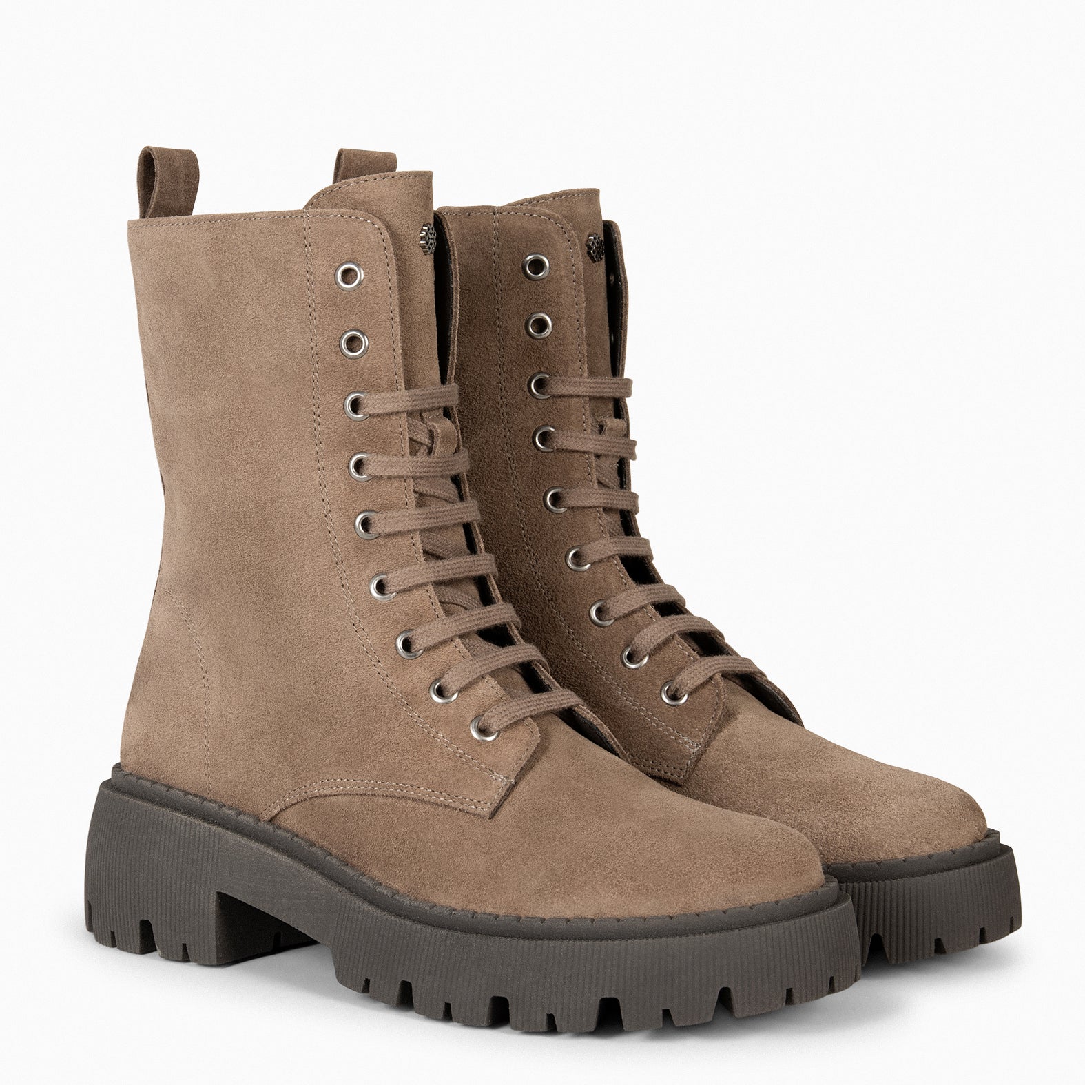 HALEN - Botas militares plataforma track TAUPE - miMaO ®