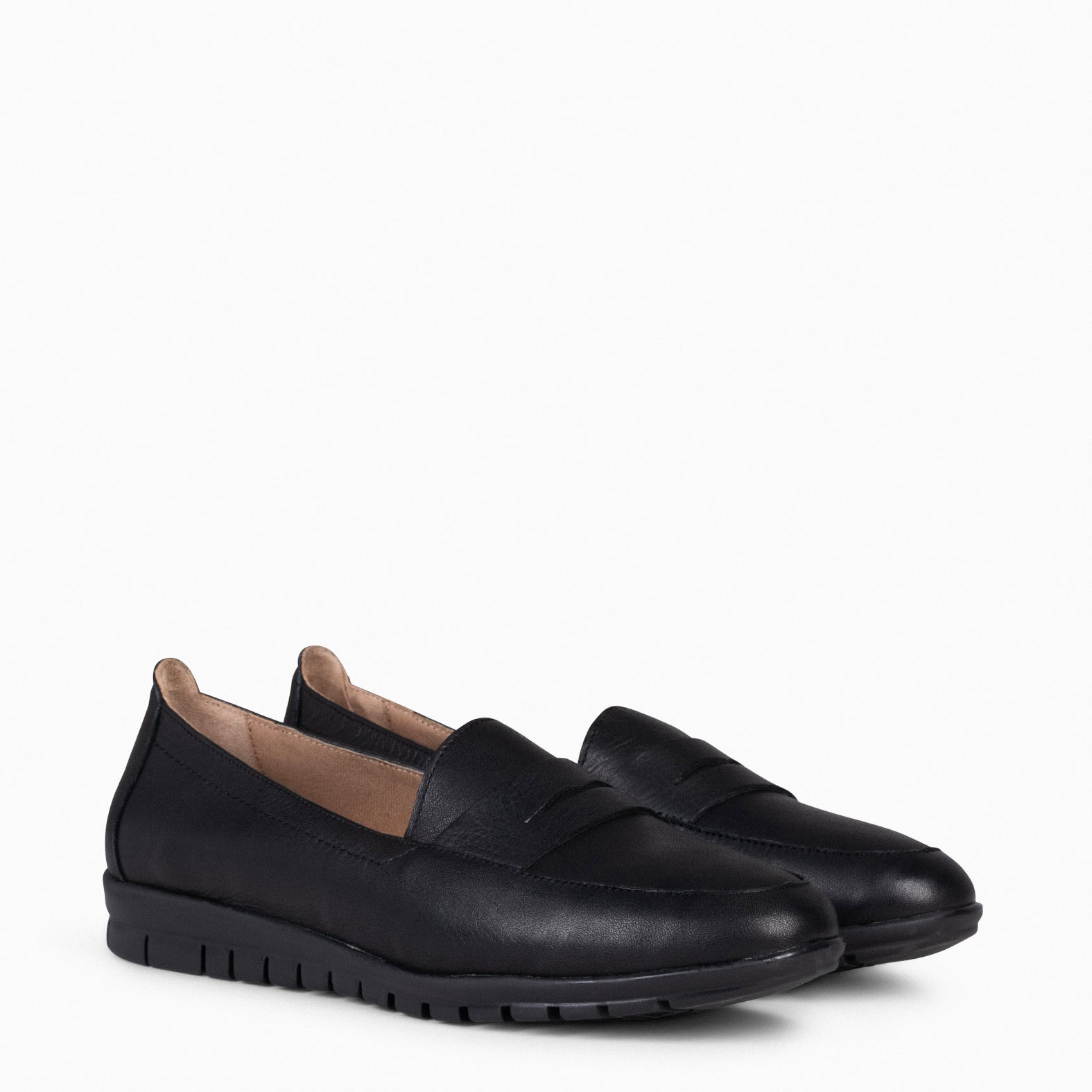 360 - Mocasines con antifaz NEGRO