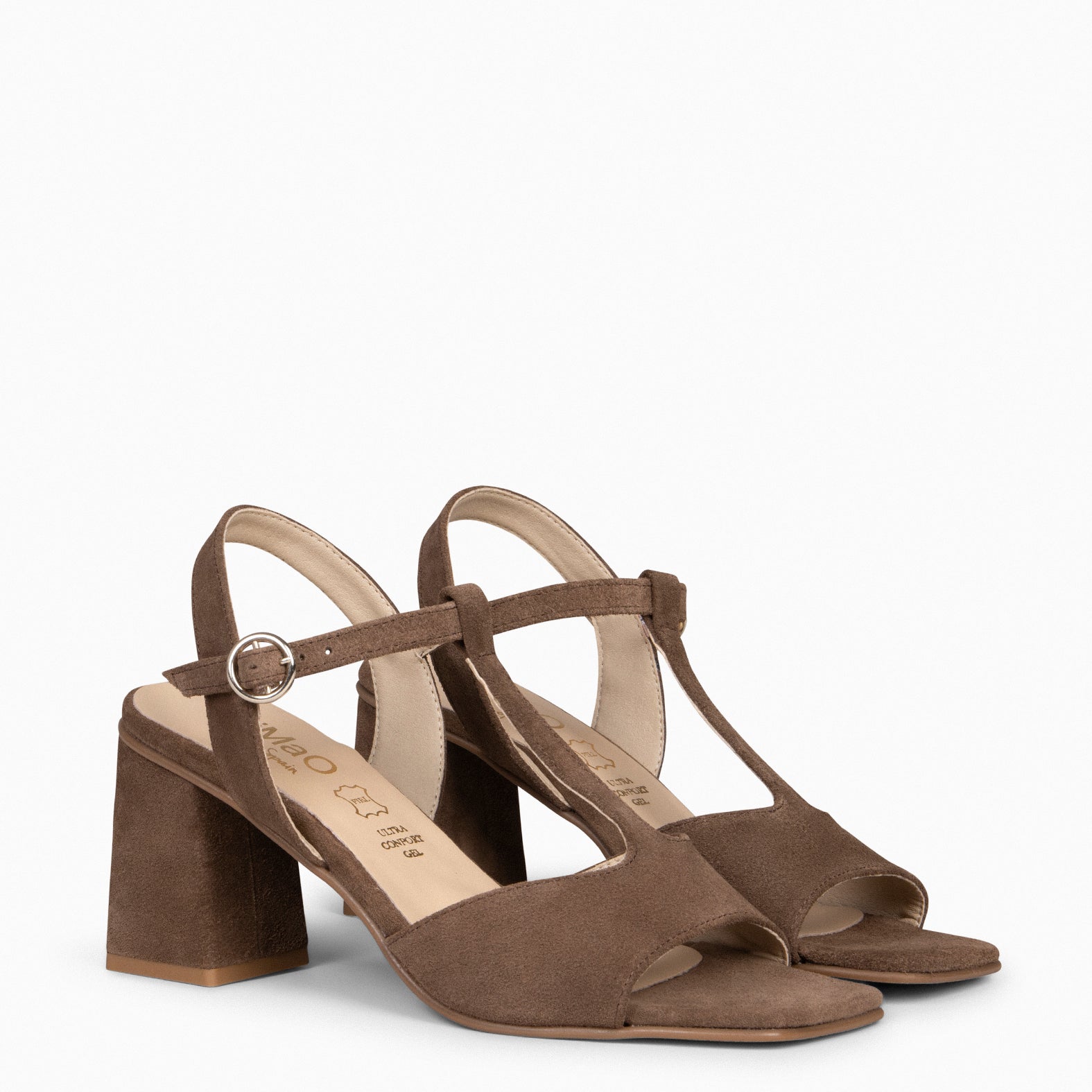 ITAKA - Sandalias de tacón alto VISÓN - miMaO ®