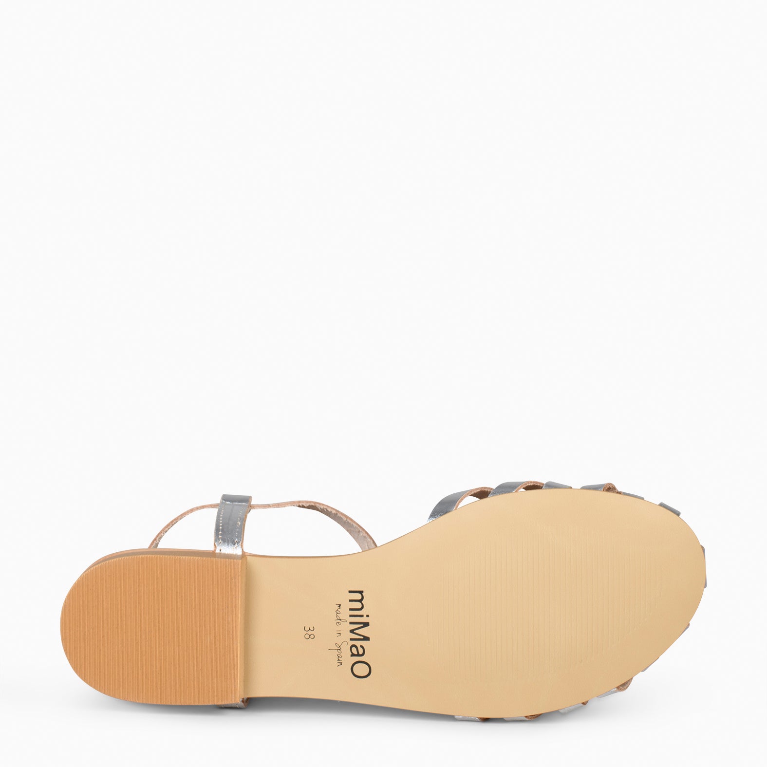 BEACH – Nu-pieds à lanières croisées ARGENT