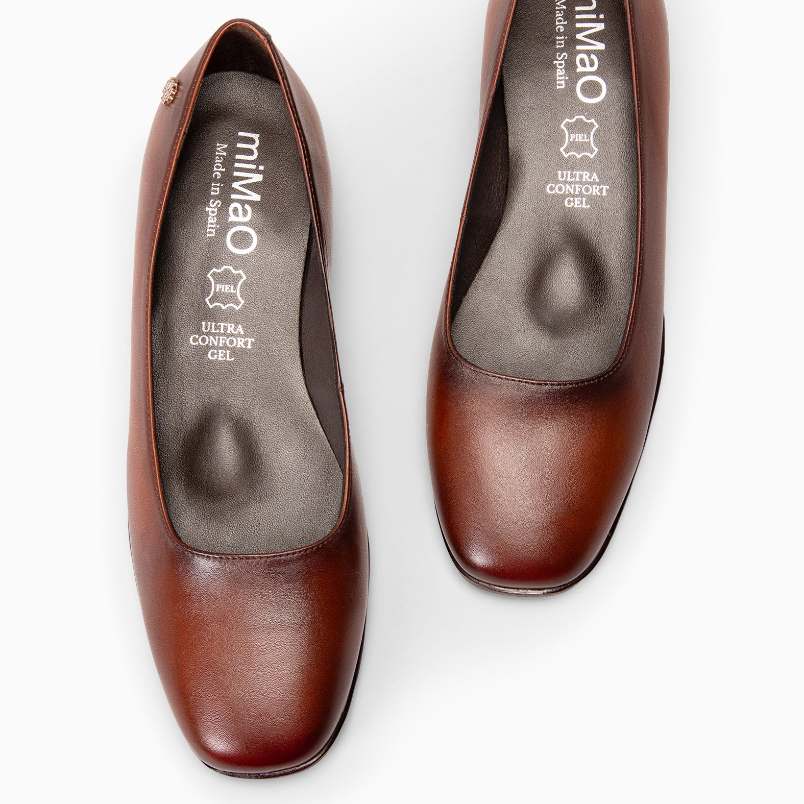 URBAN WIN - Zapato de punta cuadrada CAMEL - miMaO ®