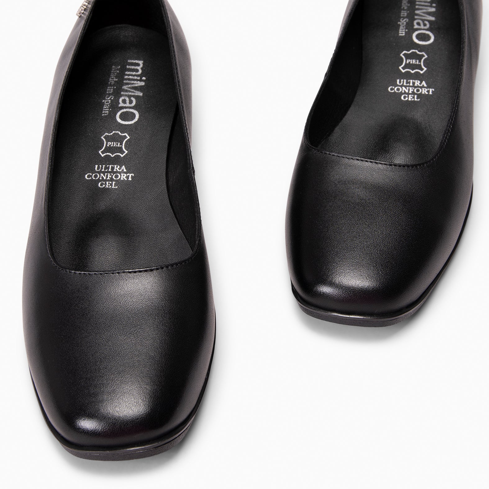 URBAN WIN - Zapato de punta cuadrada NEGRO - miMaO ®