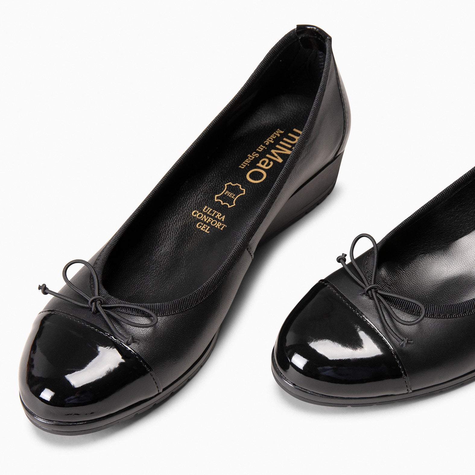 NORINA - Bailarina NEGRO con cuña - miMaO ®