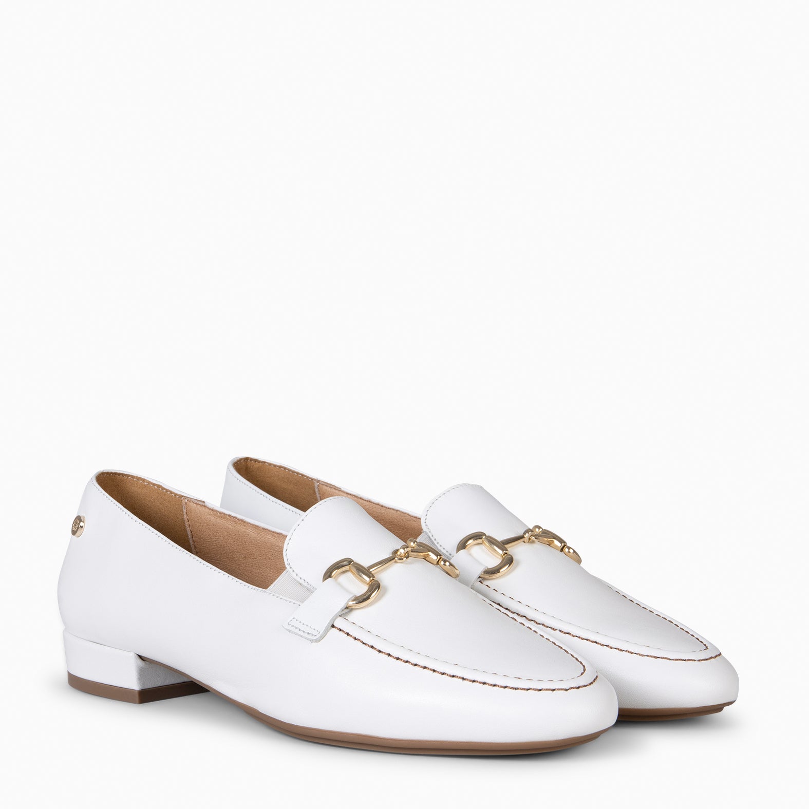 SERENA -MOCASIN PIEL DE NAPA BLANCO - miMaO ®