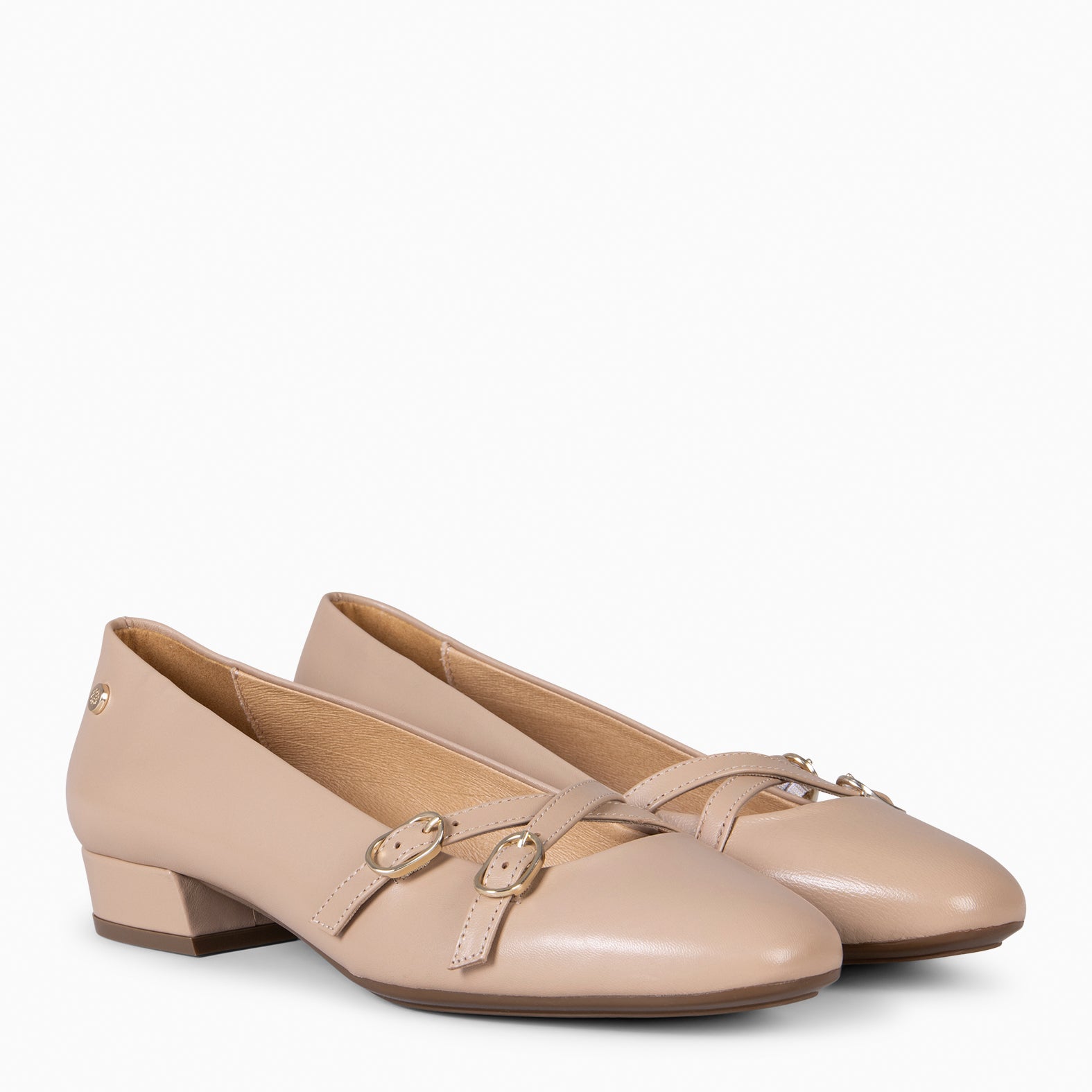 LINDA - MERCEDITA CON TIRAS CRUZADAS NUDE - miMaO ®