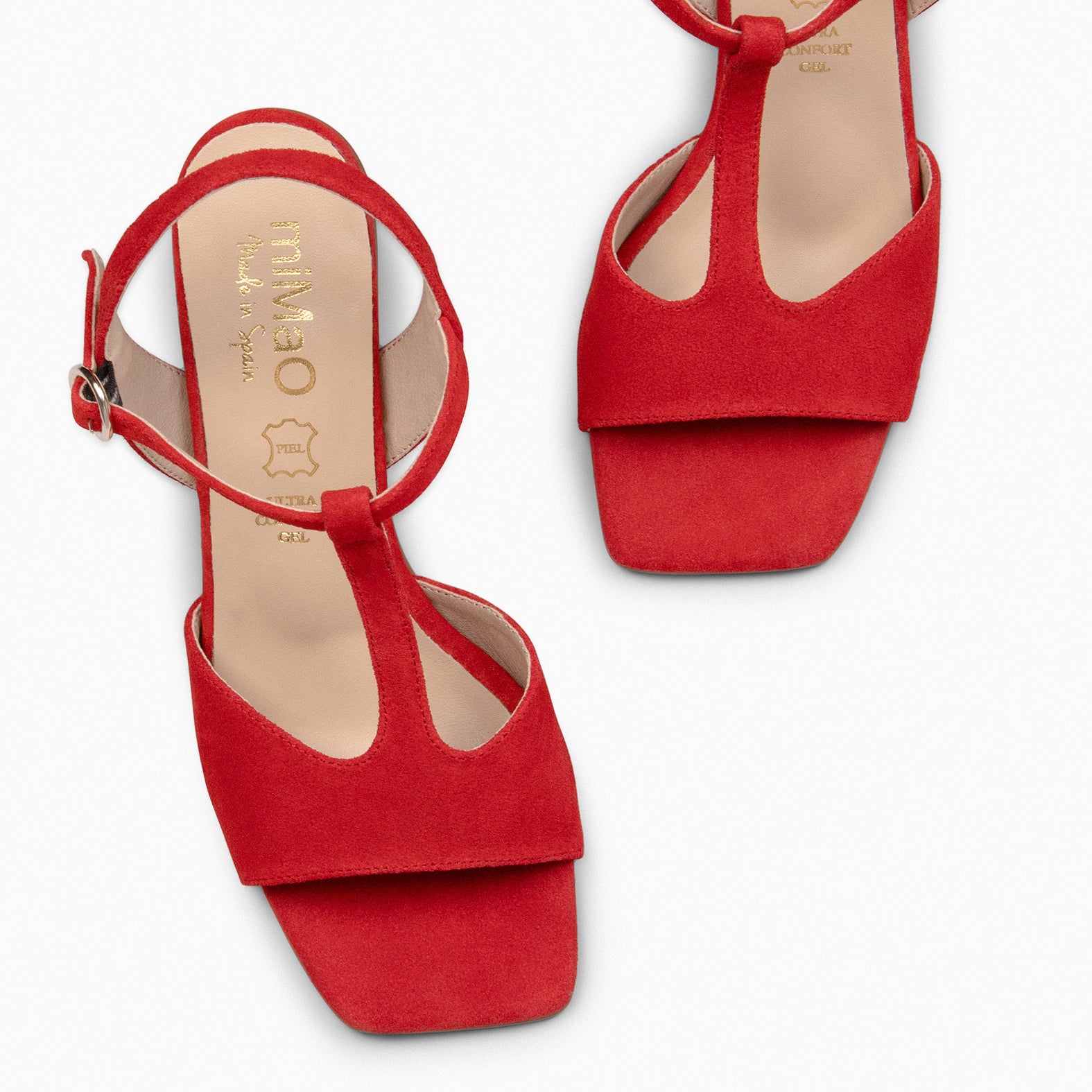 ITAKA - Sandalias de tacón alto ROJO - miMaO ®