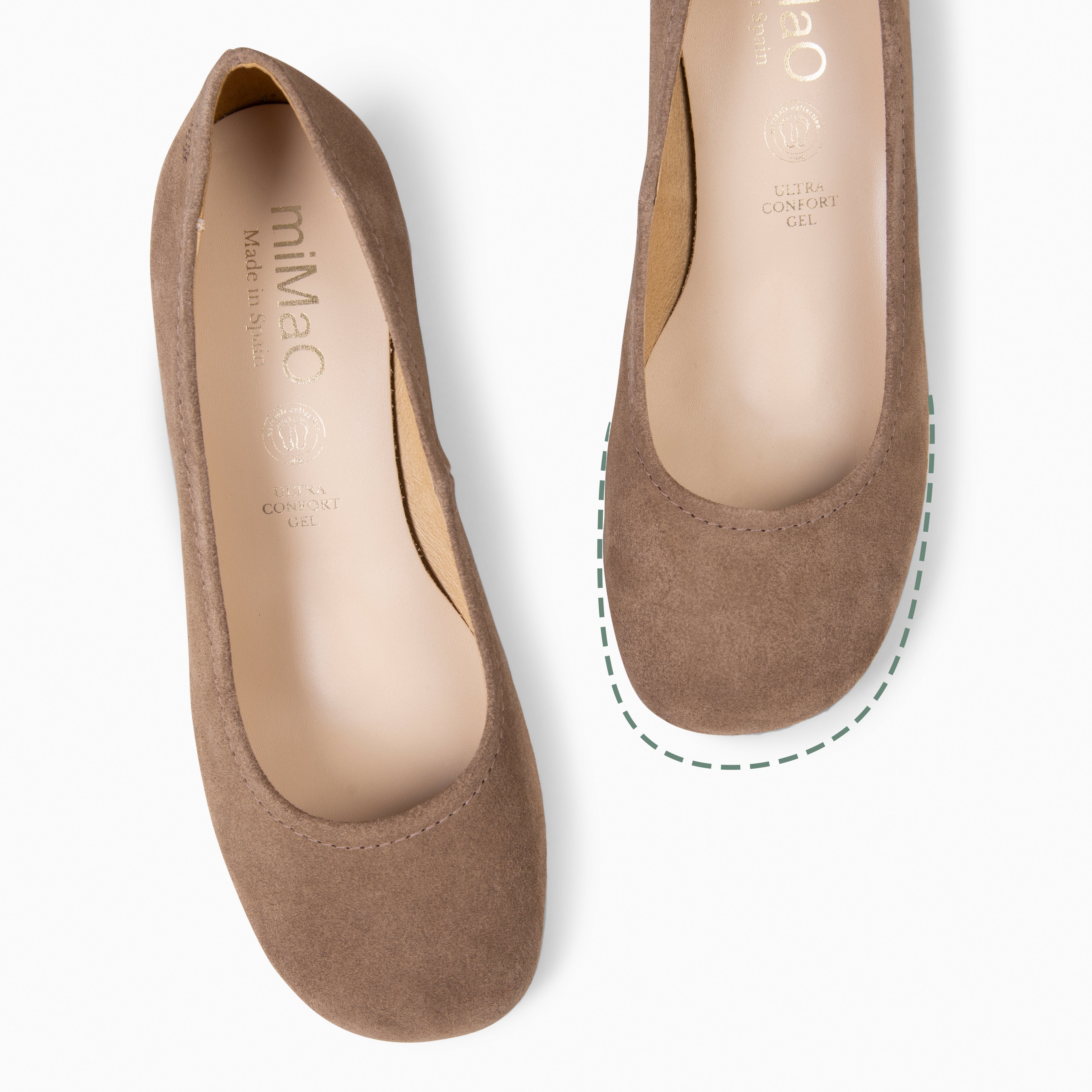 URBAN BARESOFT - ZAPATOS URBAN TAUPE - miMaO ®