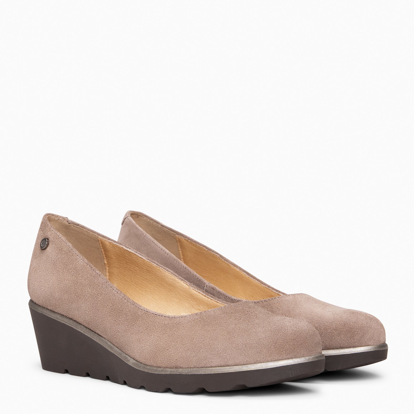 IRIS - Bailarina con cuña TAUPE