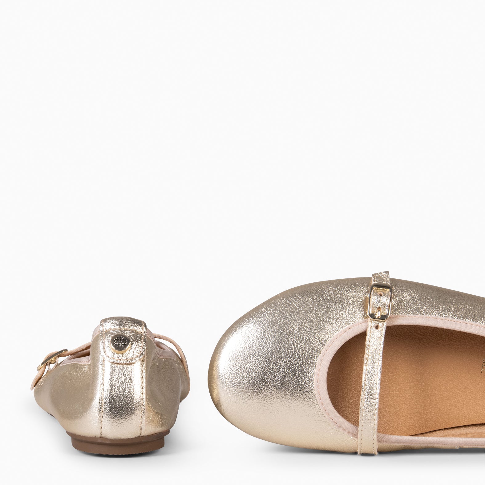 MANDY - BAILARINA PLANA BARESOFT PLATINO - miMaO ®