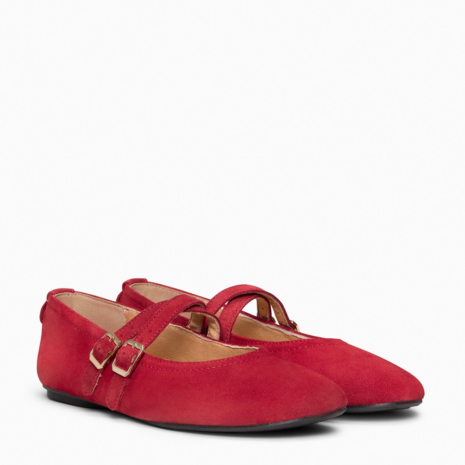 AMAPOLA - Bailarina Plana Baresoft BURDEOS