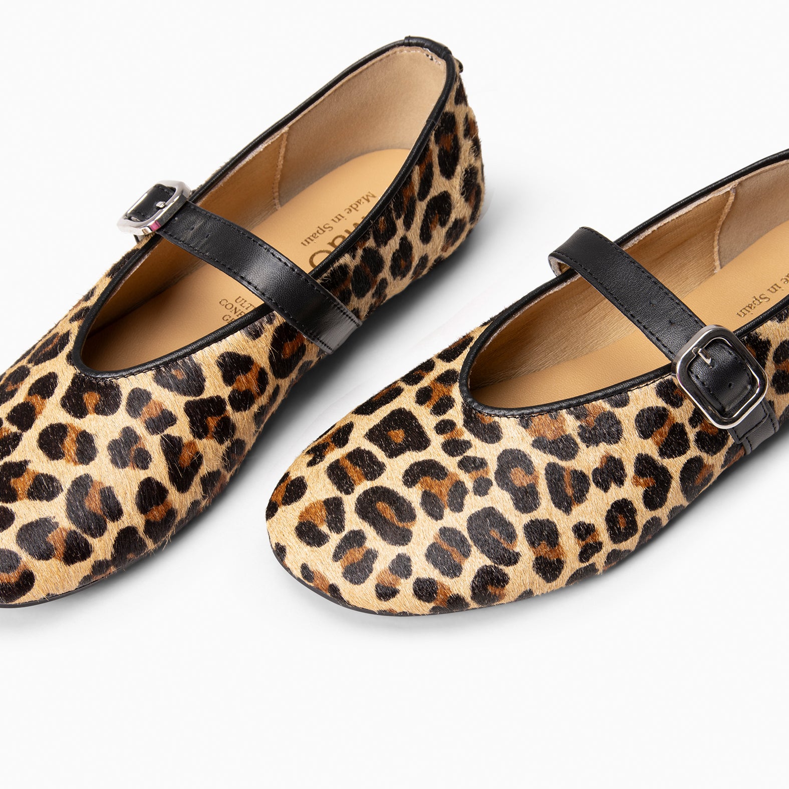 ALHELI - Merceditas con tira ajustable LEOPARDO - miMaO ®