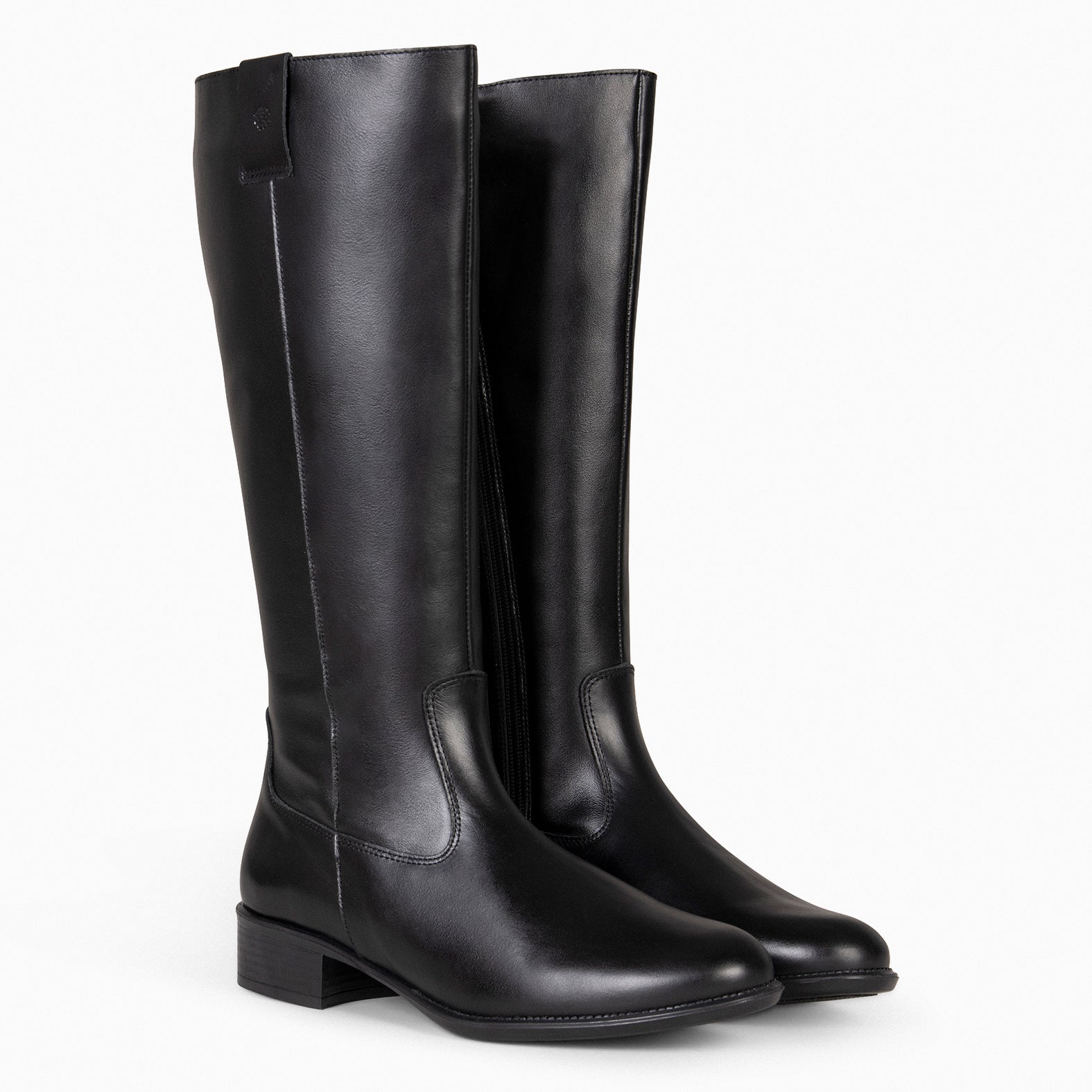 TEXAS - Botas de tacón bajo NEGRO NAPA - miMaO ®