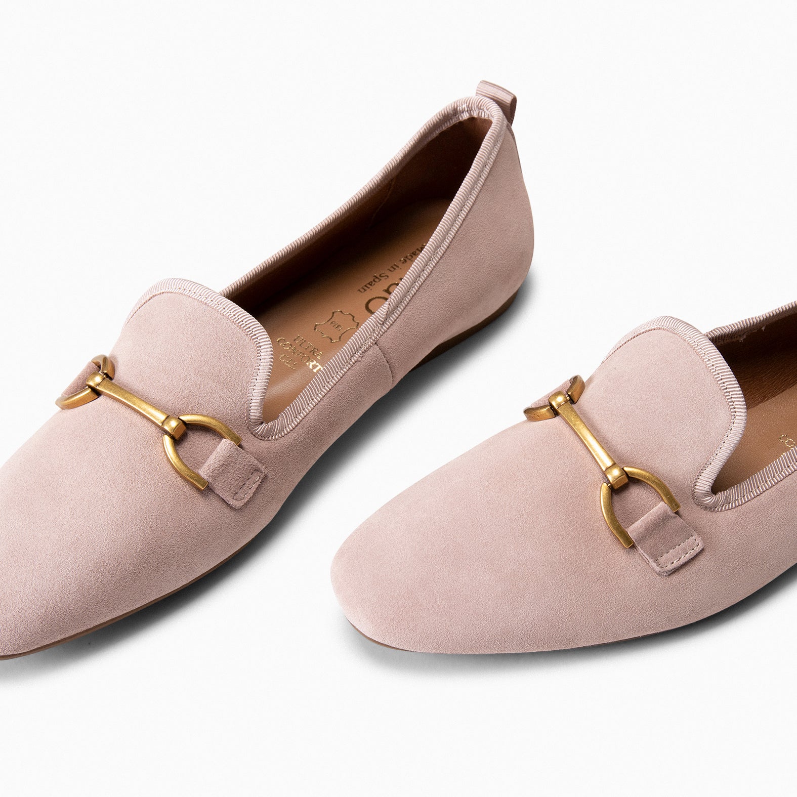 SLIPPER – Mocasines tacón bajo NUDE - miMaO ®