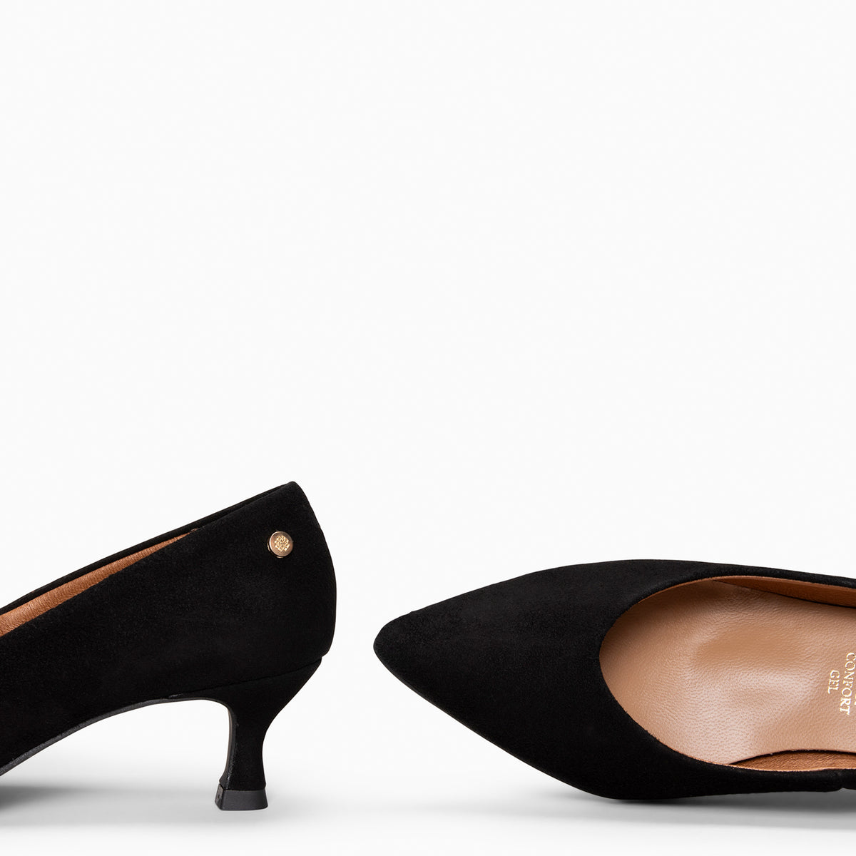 ESTHER – Sapato de salto baixo para mulher PRETO