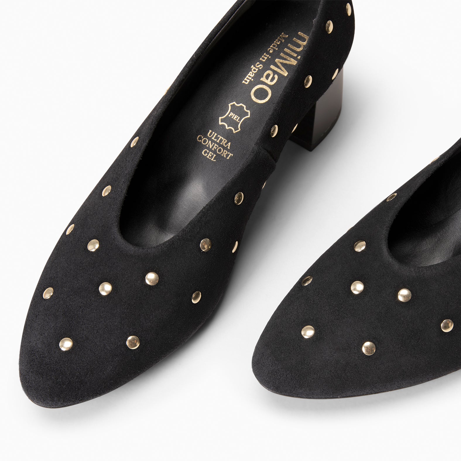 URBAN STYLE TACHAS - Zapatos de tacón ancho NEGRO - miMaO ®