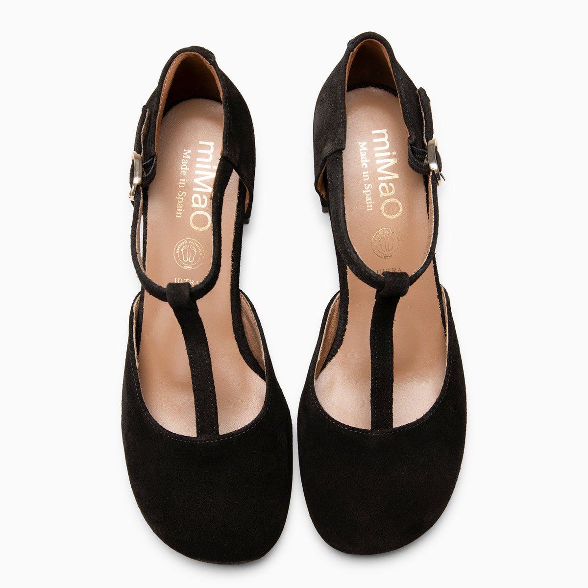 AZUCENA - Zapato baresoft con tacón NEGRO