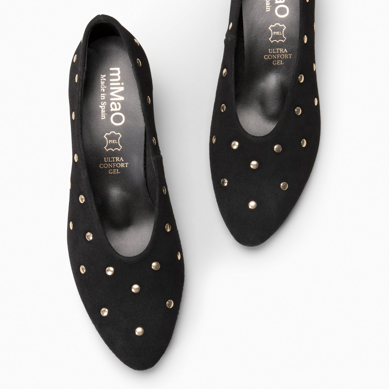URBAN STYLE TACHAS - Zapatos de tacón ancho NEGRO - miMaO ®