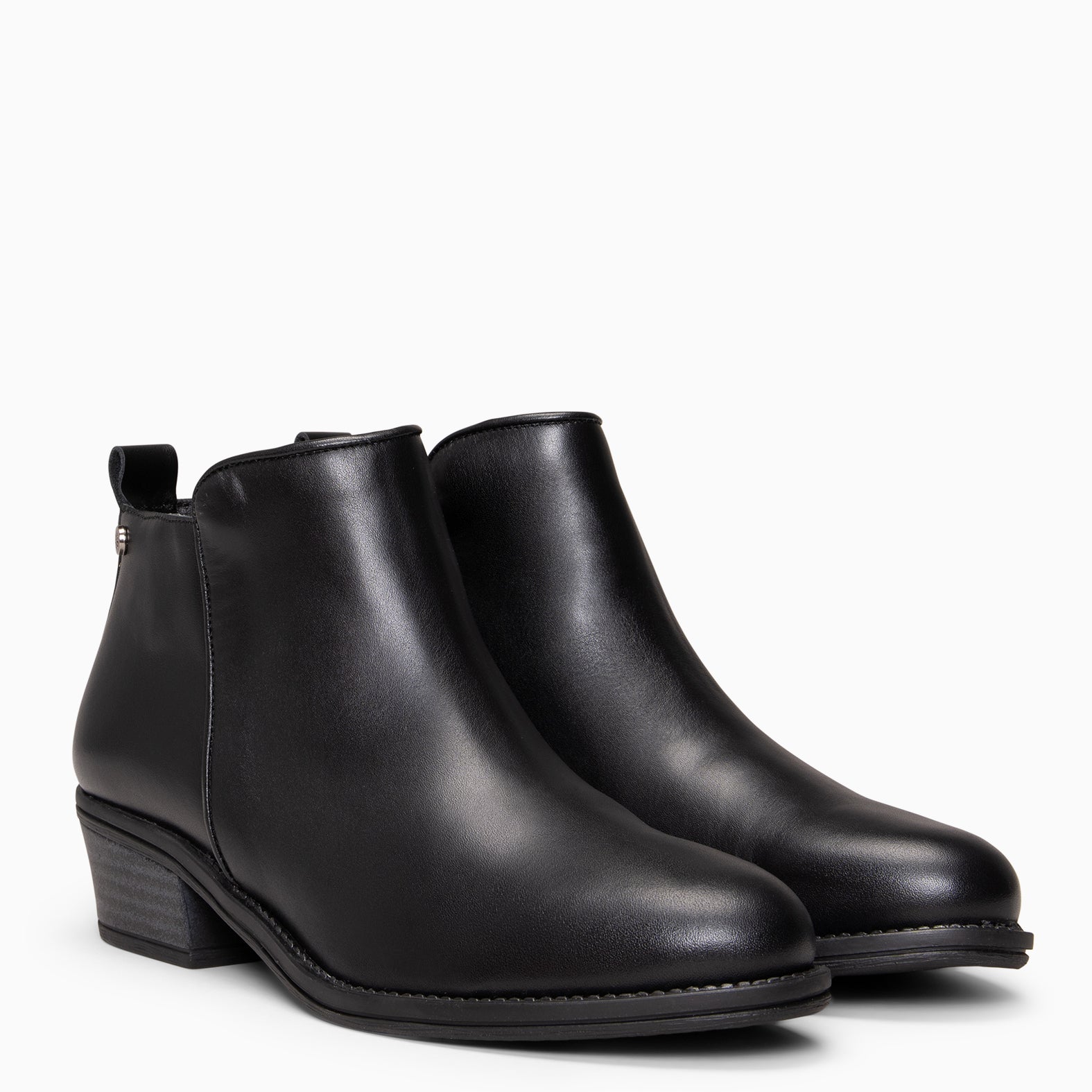 BALTIMORE - BOTINES DE CAÑA BAJA NEGRO - miMaO ®