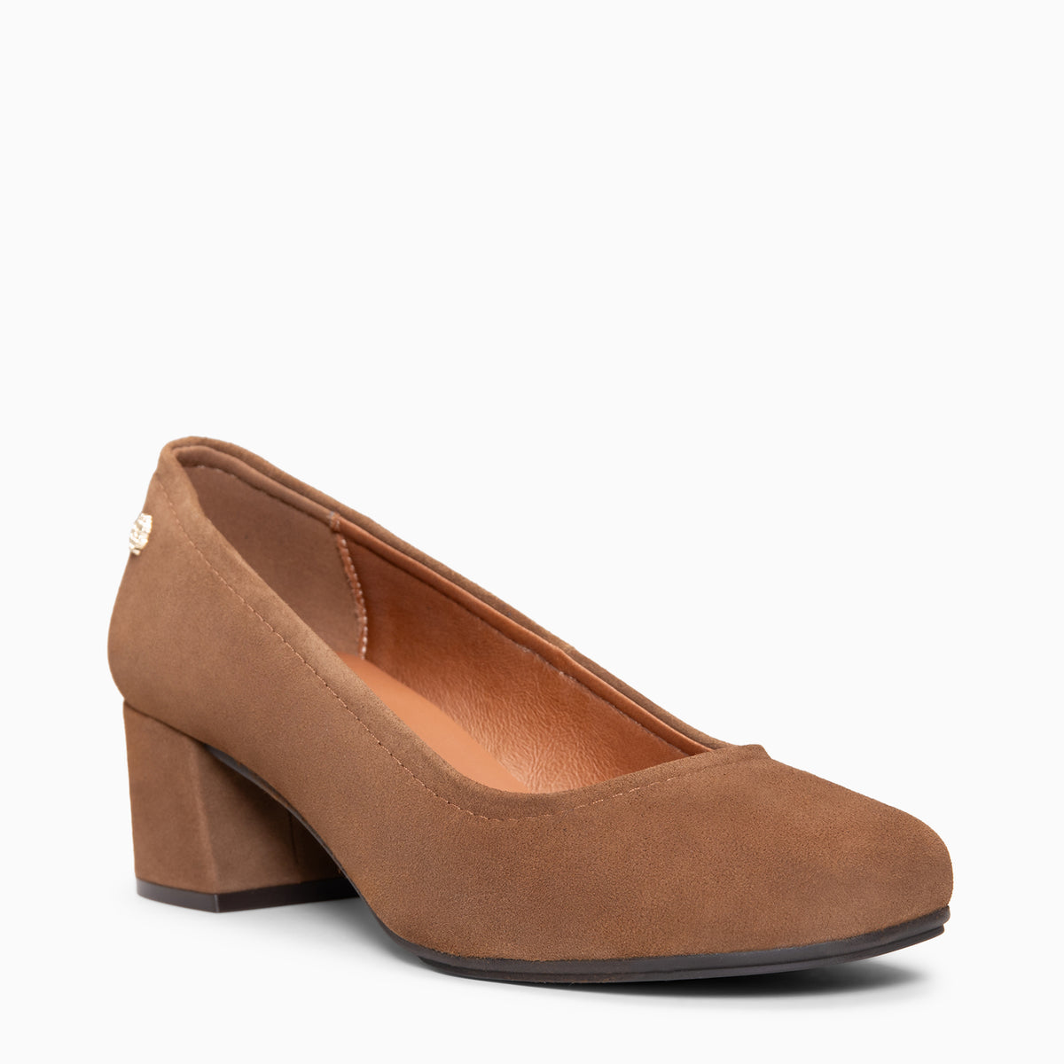 URBAN BARESOFT - Zapatos de salón de tacón ancho MARRON