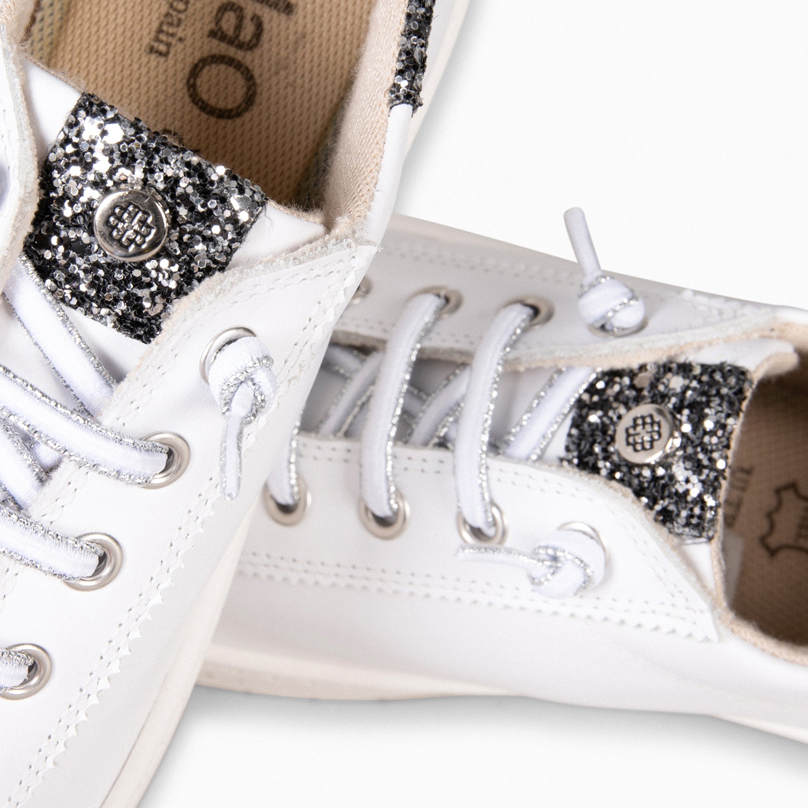 NANTES - Zapatillas Elegantes BLANCOGLITTER - miMaO ®