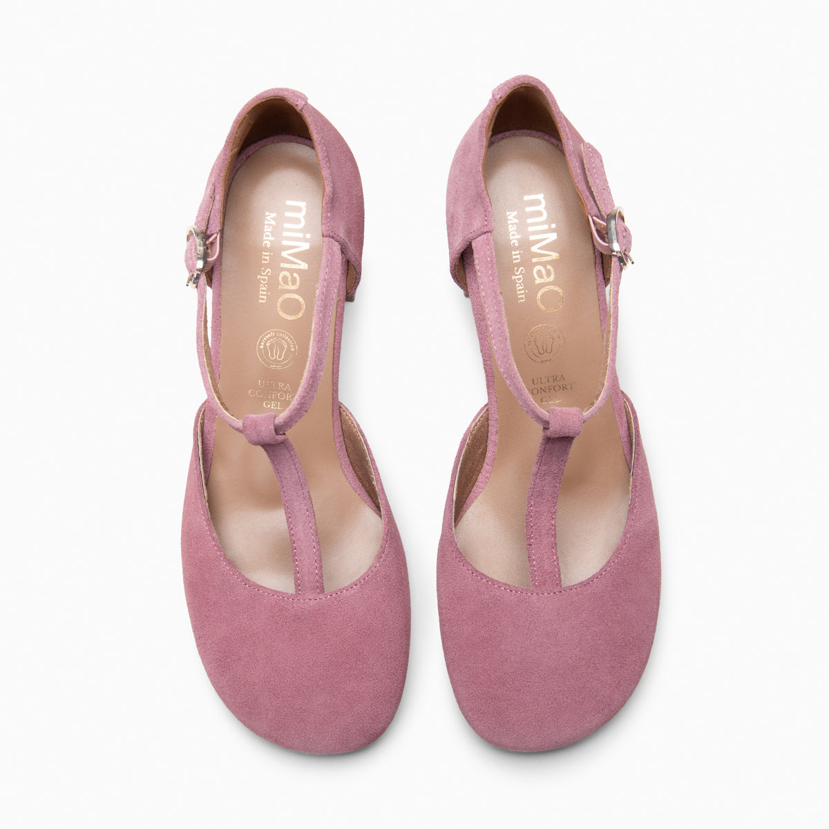 AZUCENA - Zapato baresoft con tacón ROSA