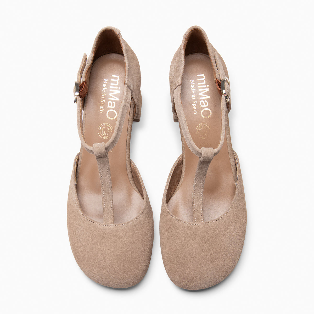 AZUCENA - Zapato baresoft con tacón BEIGE