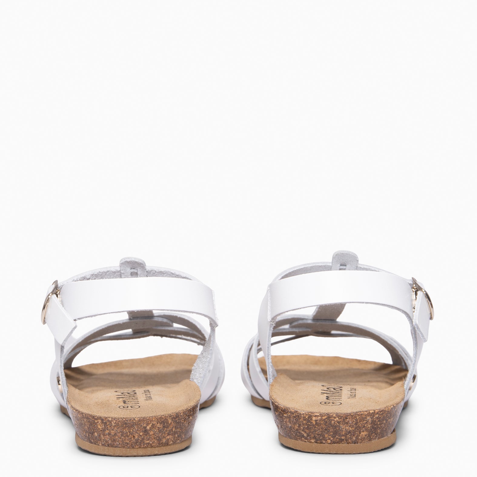 DITA - WHITE Bio strappy sandals