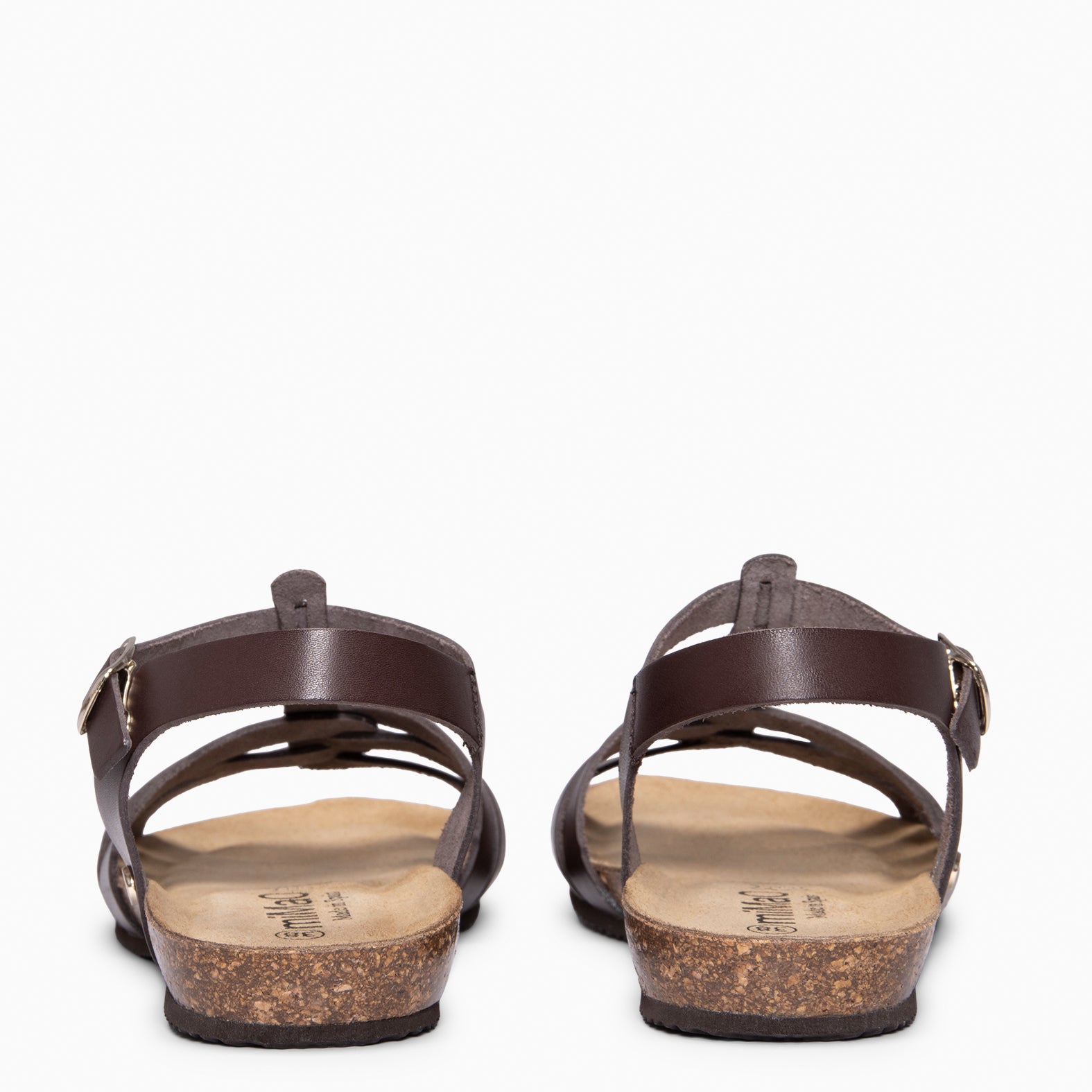 DITA - Sandalias BIO de tiras MARRON