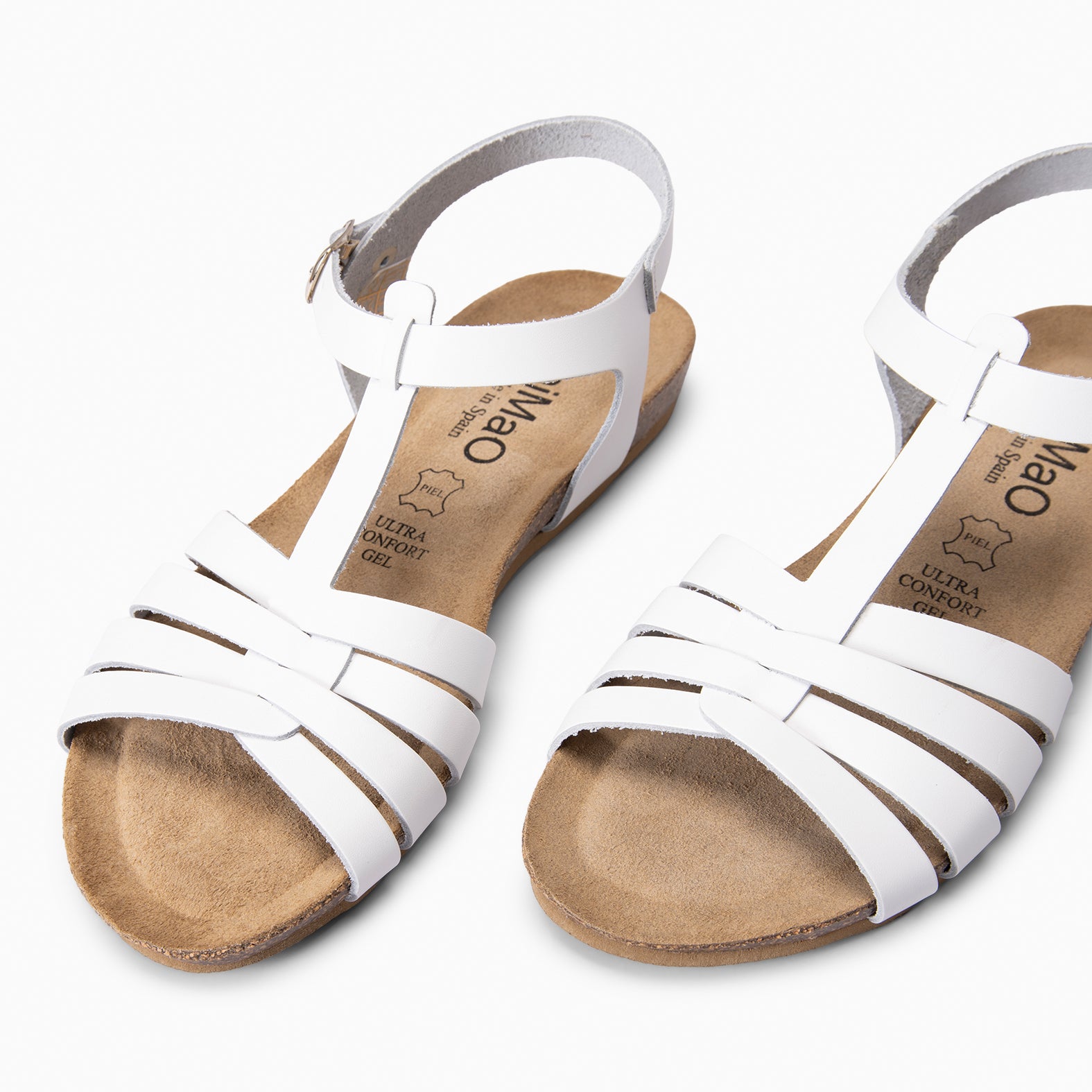 DITA - WHITE Bio strappy sandals