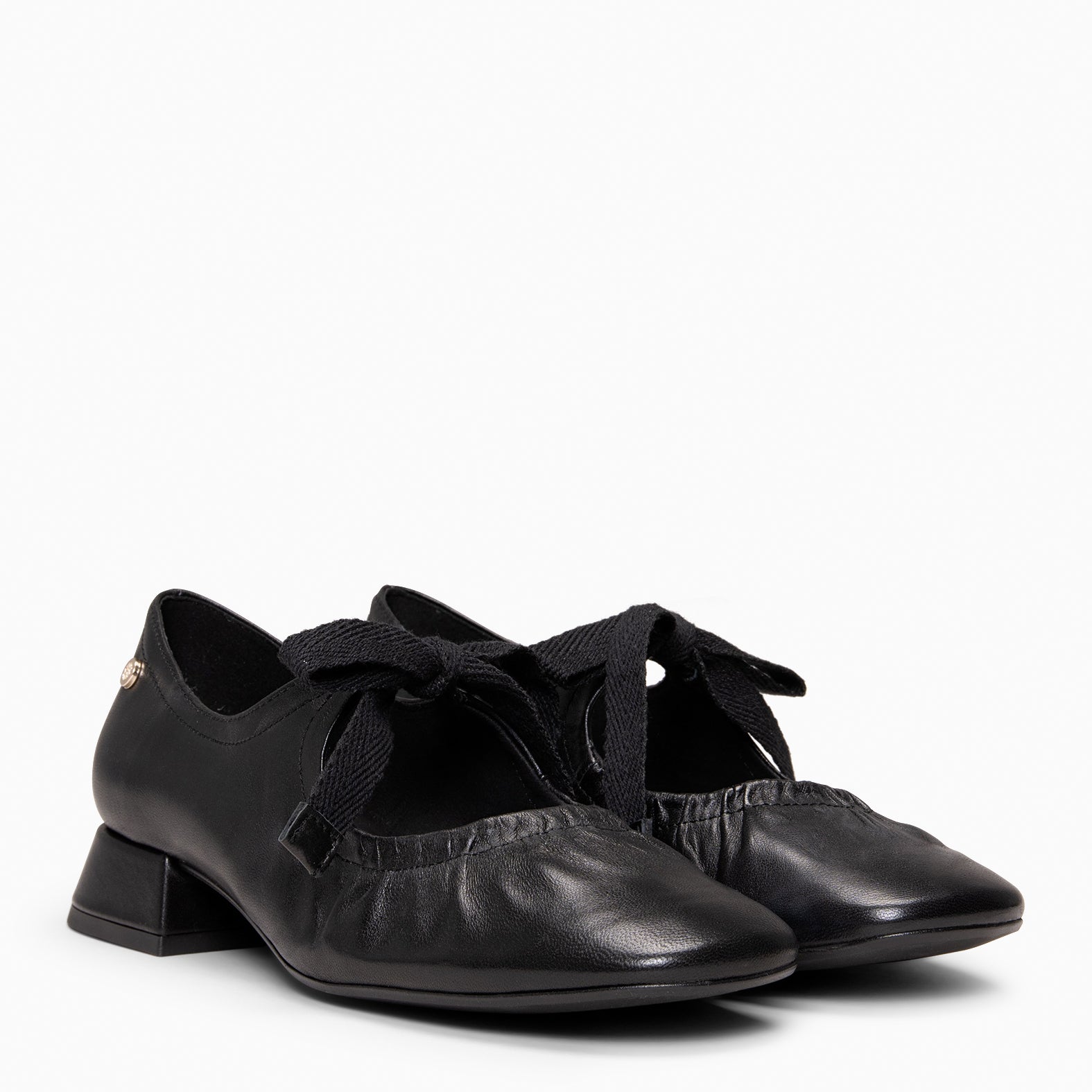 CORA – Merceditas con lazo NEGRO - miMaO ®