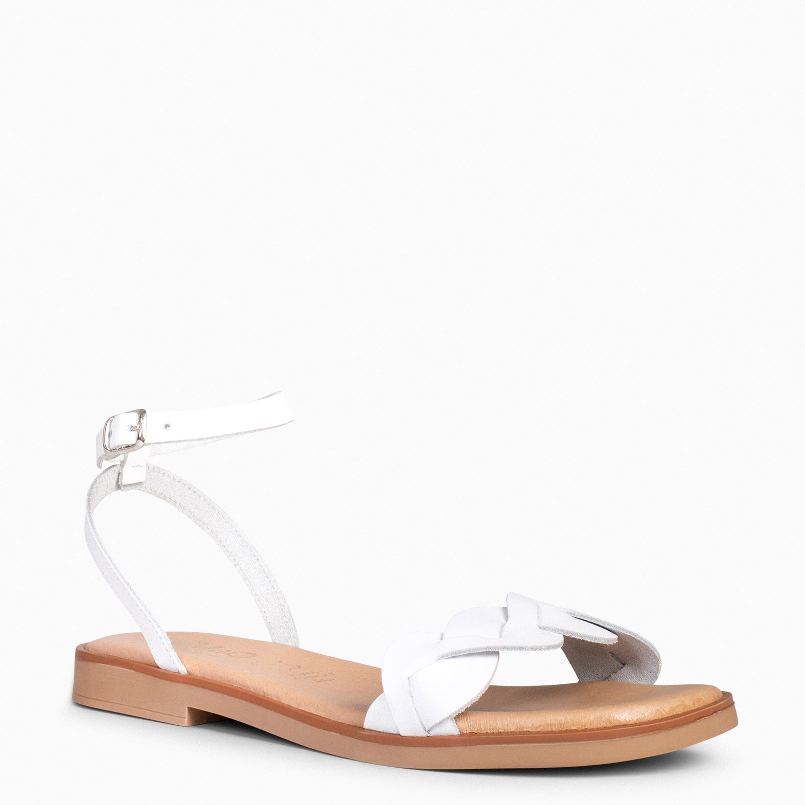 ARECA - Sandalias Planas Mujer BLANCO