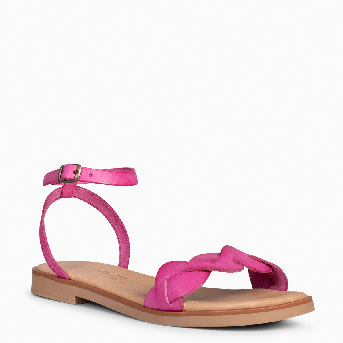 ARECA - Sandalias planas mujer FUCSIA