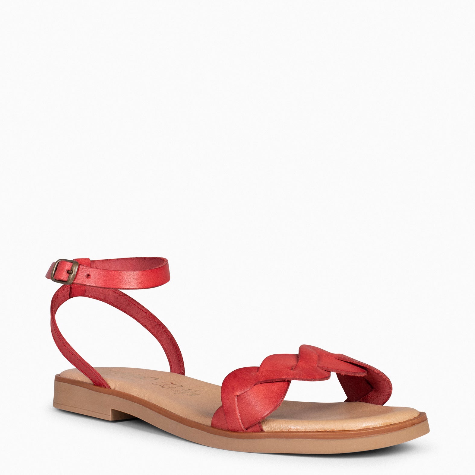 ARECA - Sandalias Planas Mujer ROJO