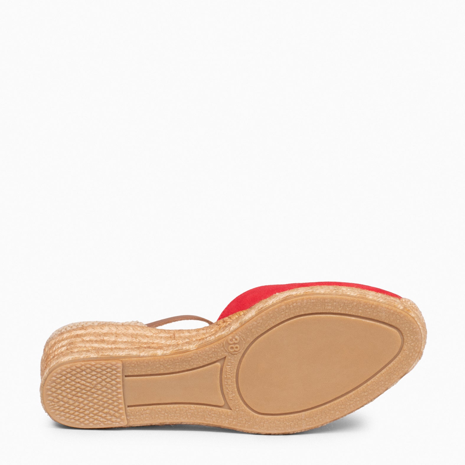ALTEA - Cuñas de esparto bajas ROJO - miMaO ®