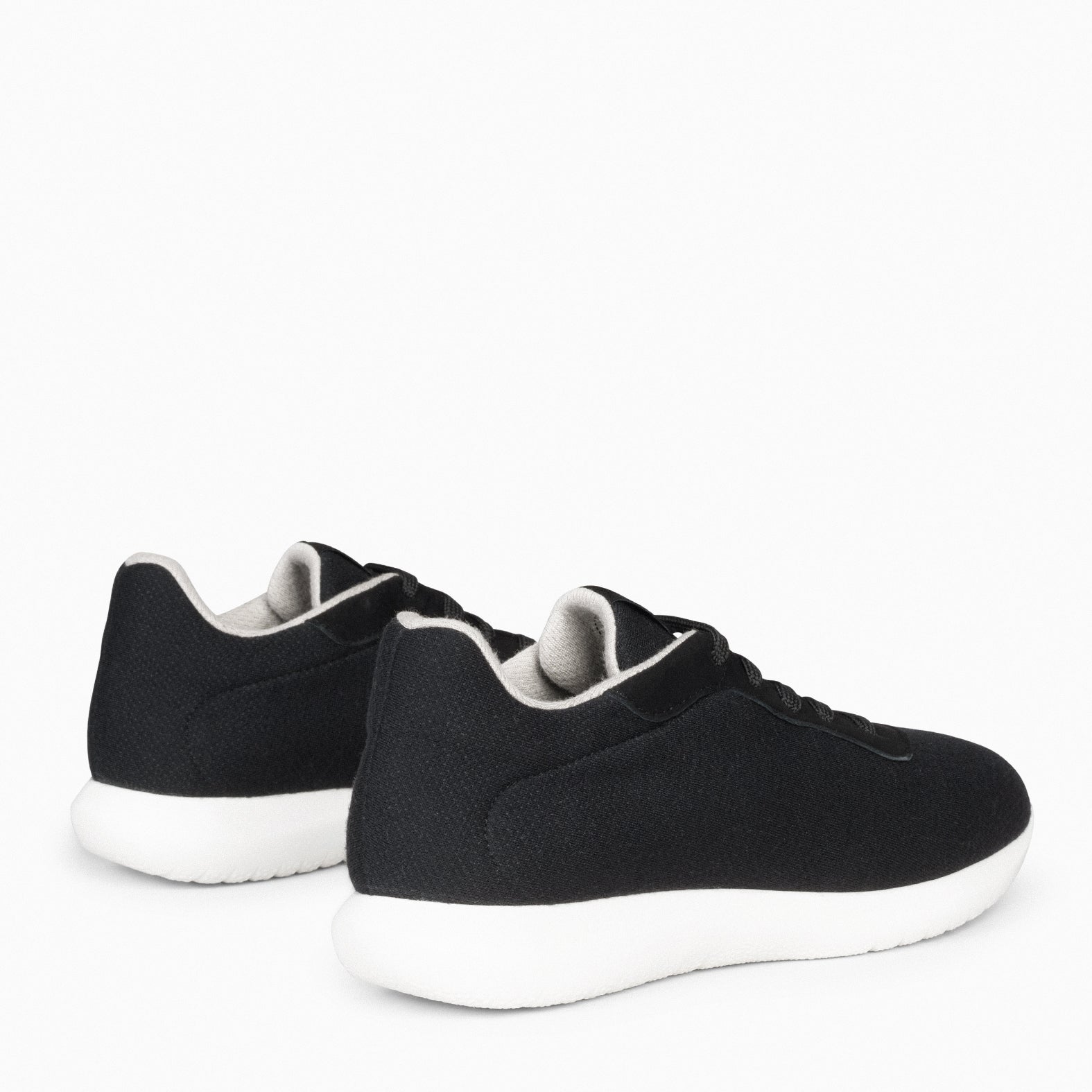 YOGA - Zapatillas Deportivas de Lana Merino NEGRO