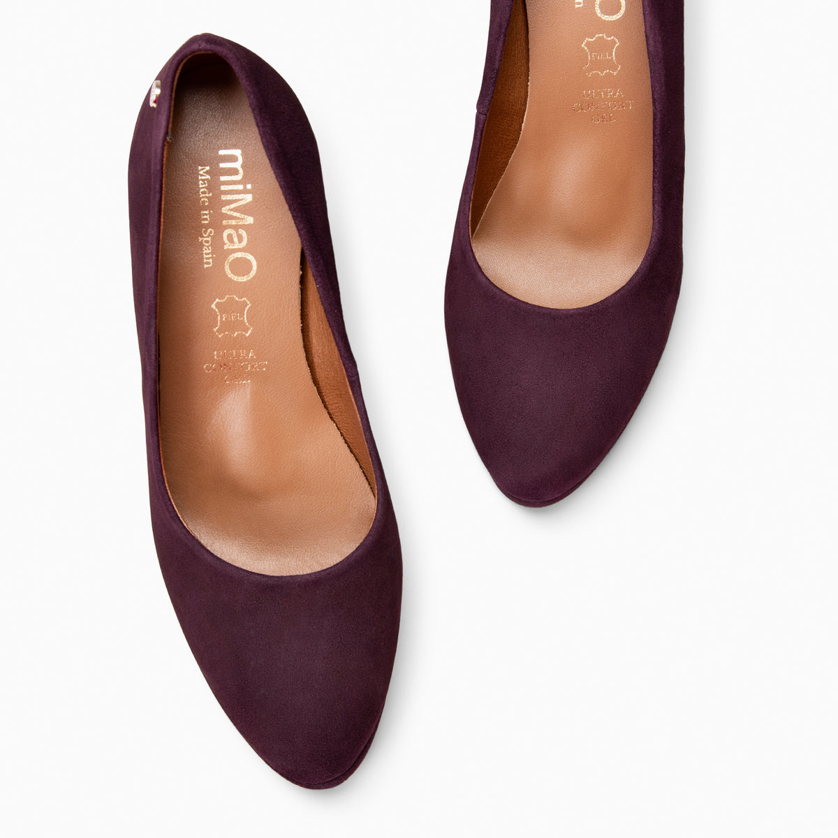 PLATAFORMA - Zapatos de tacón alto y plataforma CIRUELA