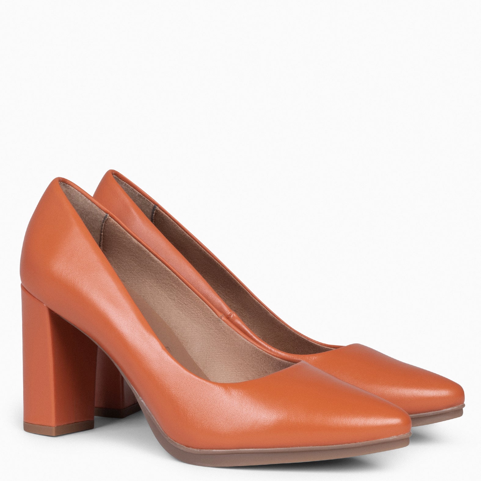 URBAN SALON - Zapatos de tacón alto en napa NARANJA - miMaO ®