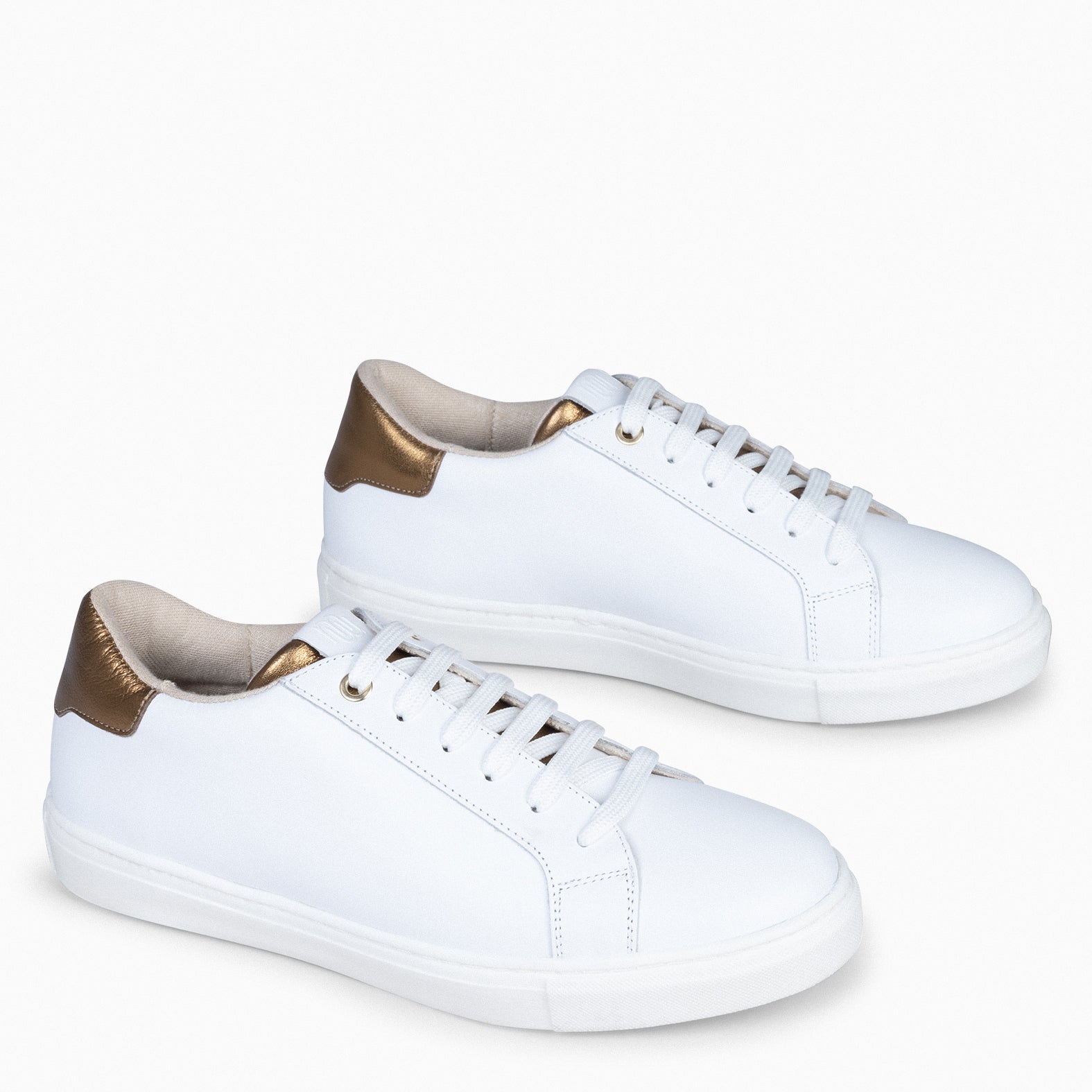SNEAKER - Zapatillas Casual de Mujer BLANCO BRONCE - miMaO ®