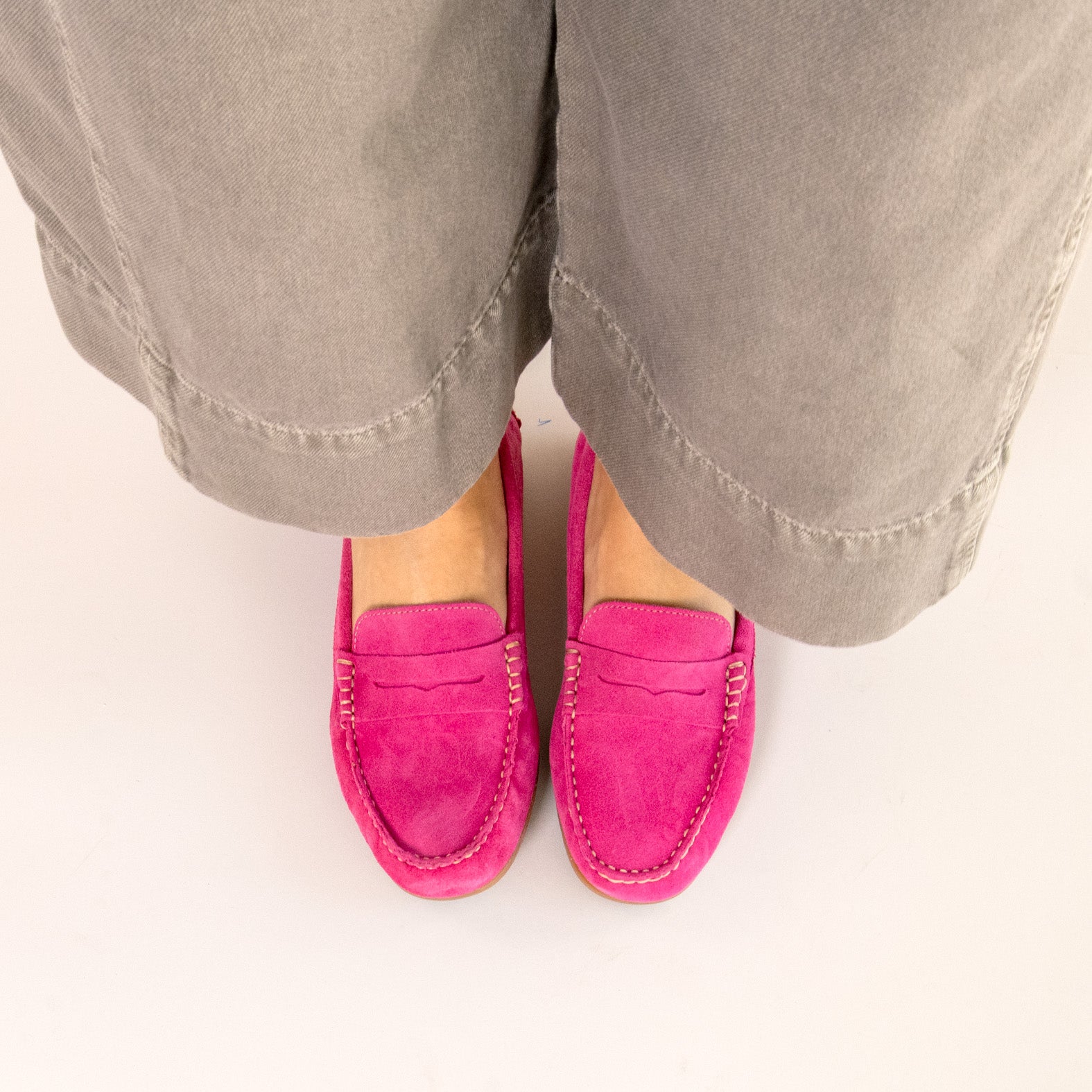 MONTEZ – Mocasín plano FUCSIA